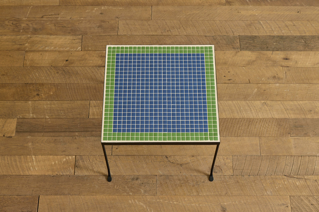 Nicky Kehoe - Mosaic Tile Side Table, Damascus and Clover