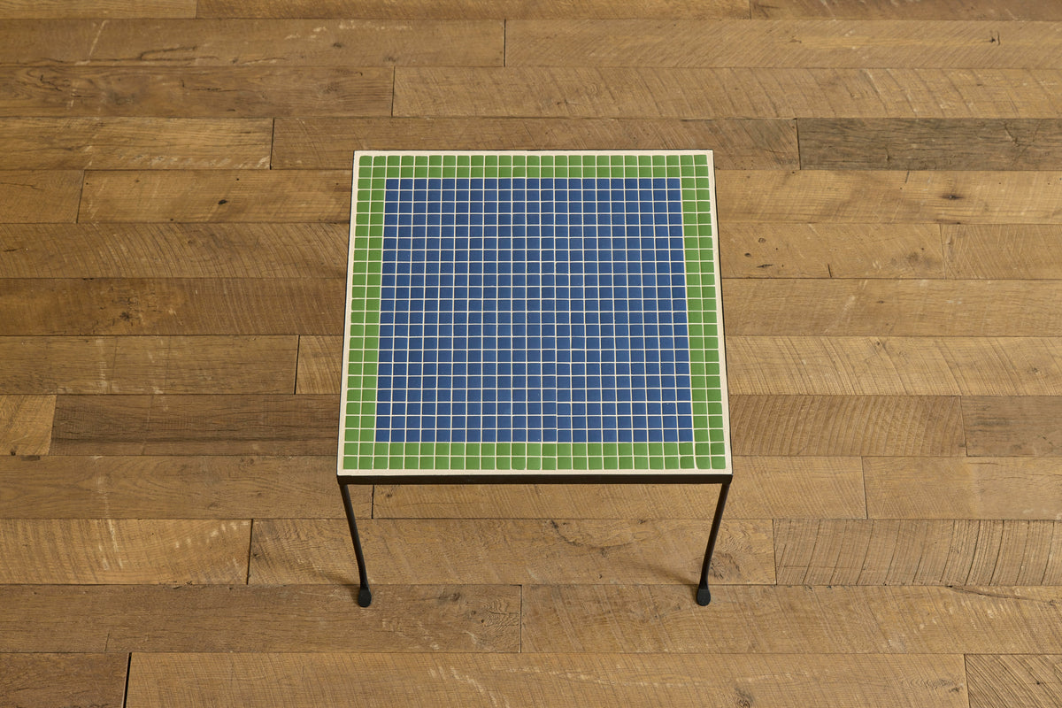 Nicky Kehoe - Mosaic Tile Side Table, Damascus and Clover