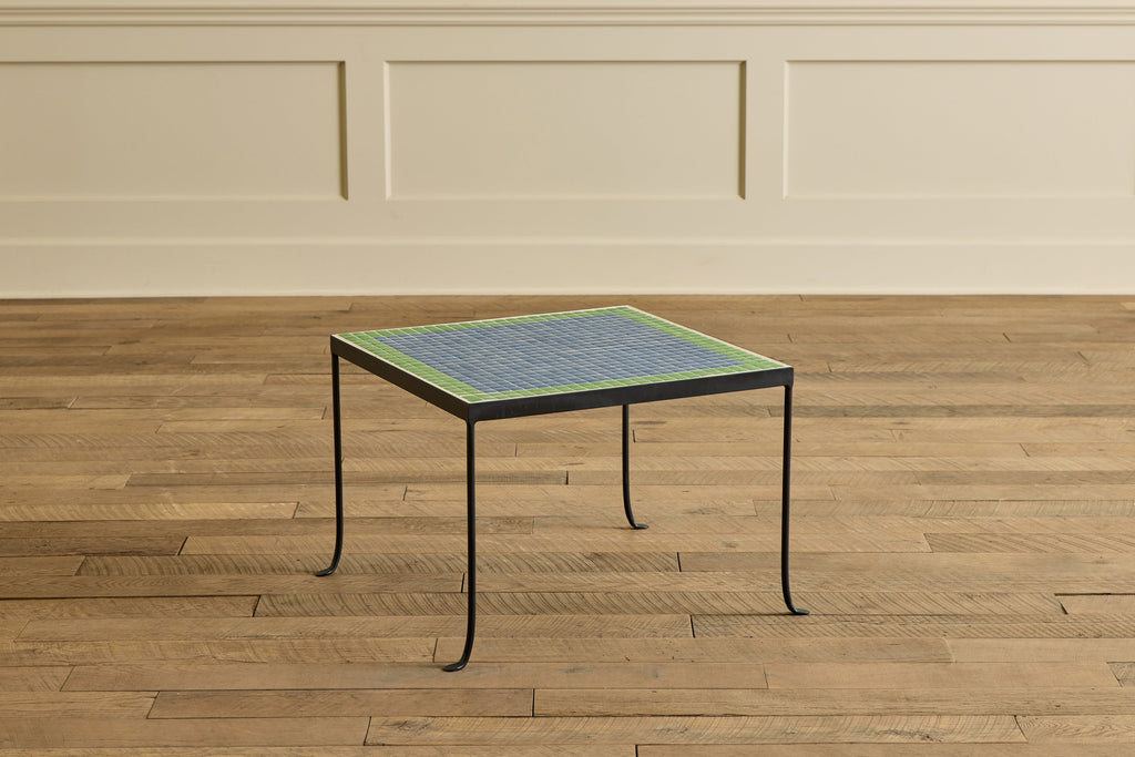Nicky Kehoe - Mosaic Tile Side Table, Damascus and Clover