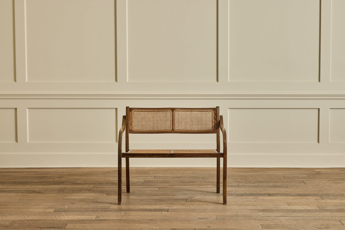 Nicky Kehoe - Early American Style Cane Bench