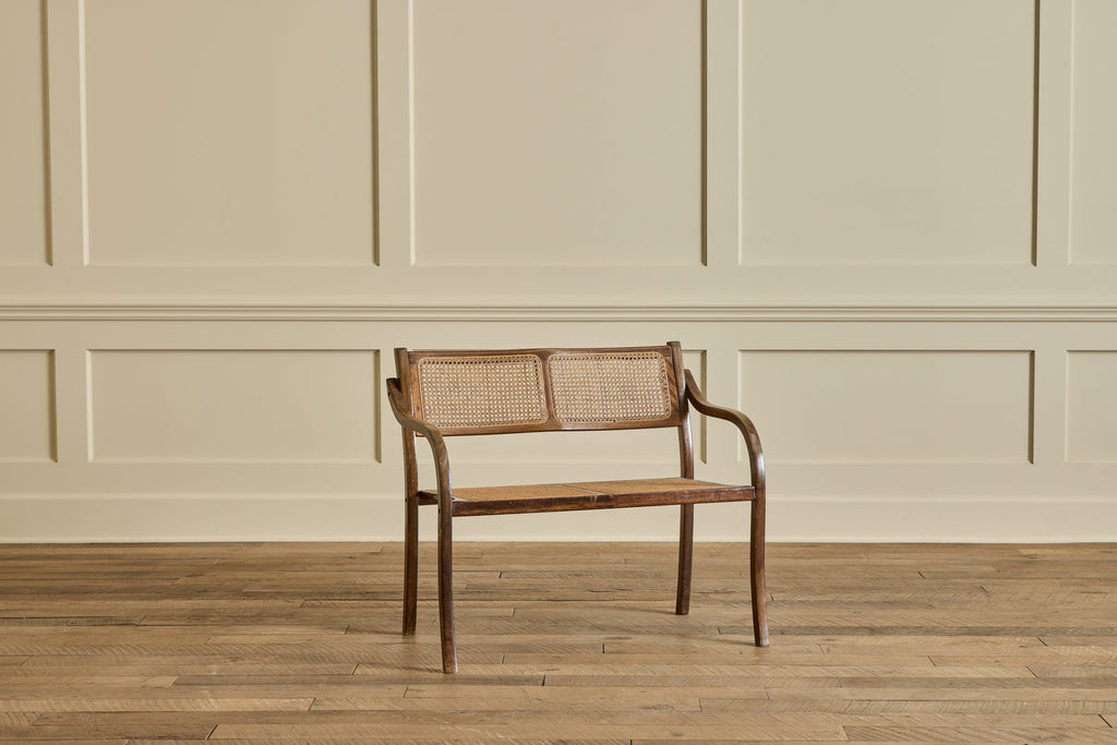Nicky Kehoe - Early American Style Cane Bench