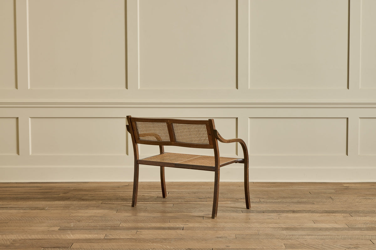 Nicky Kehoe - Early American Style Cane Bench