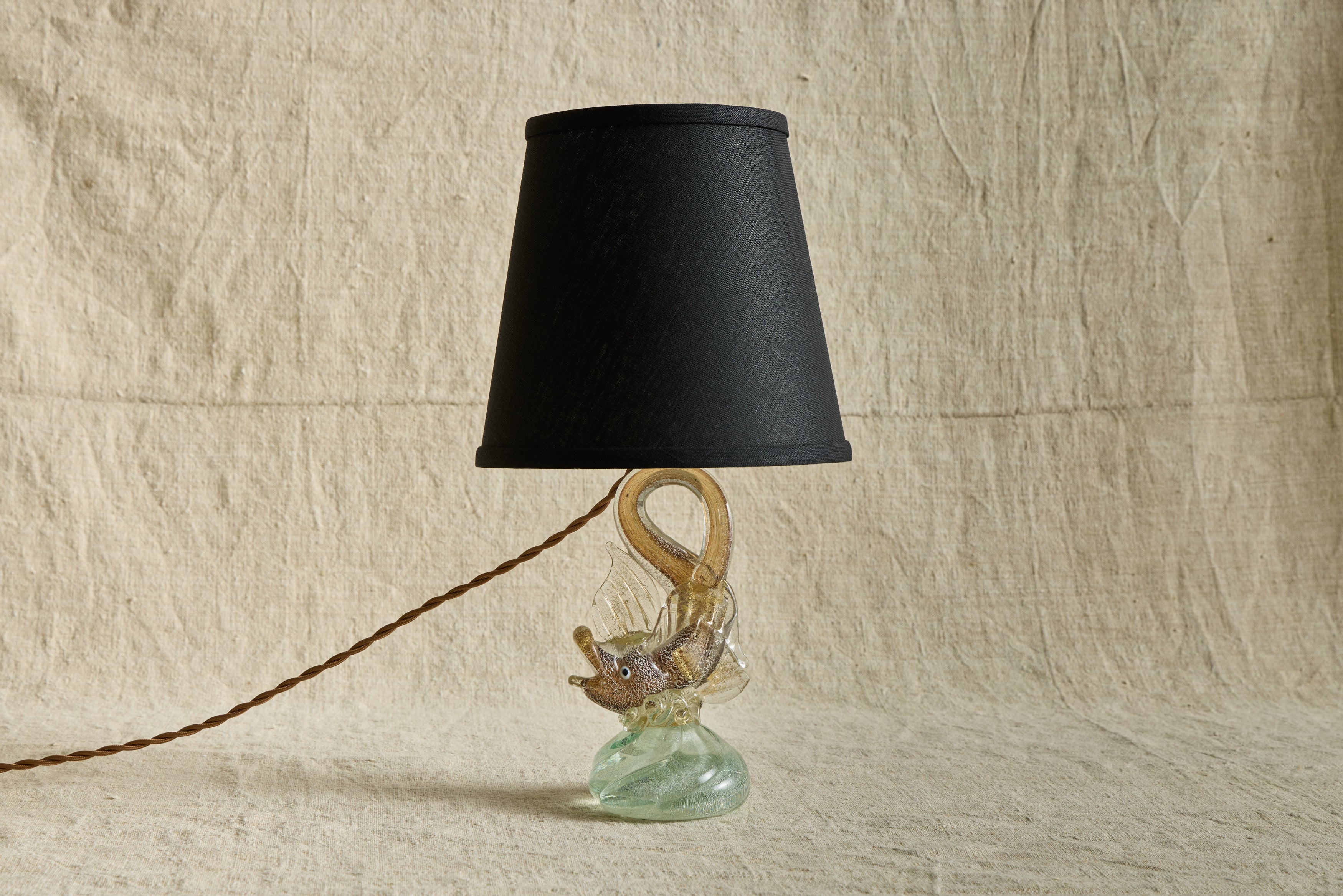 Nicky Kehoe - VTG PINK MURANO FISH LAMP