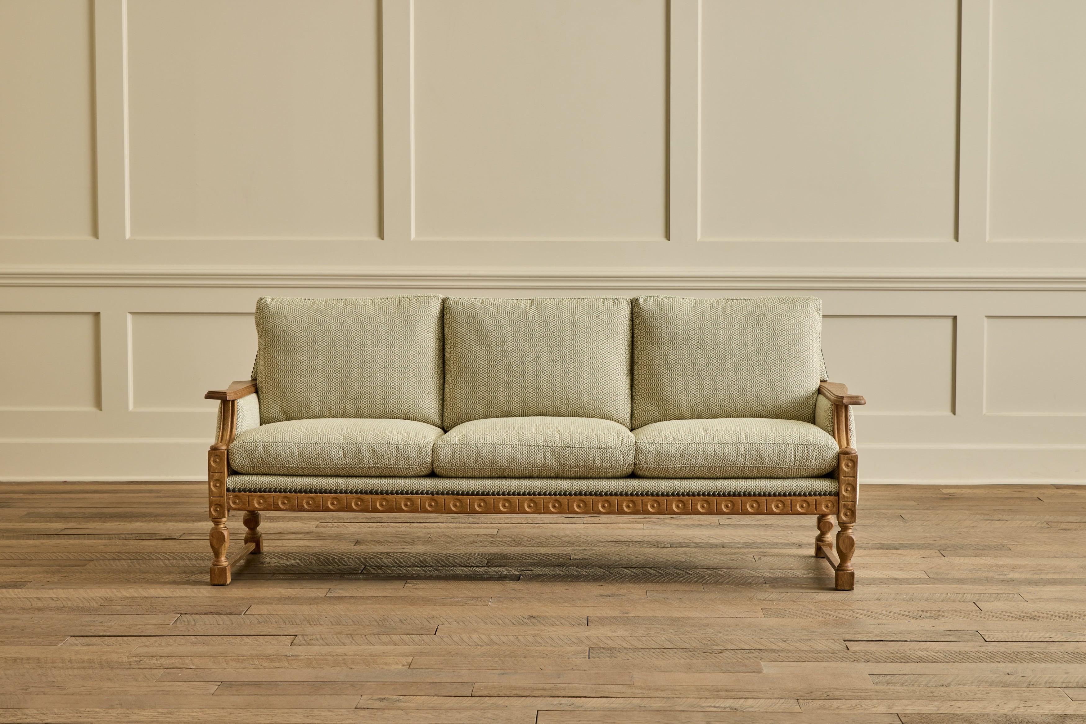 Nicky Kehoe - VTG KJAERNULF OAK SOFA