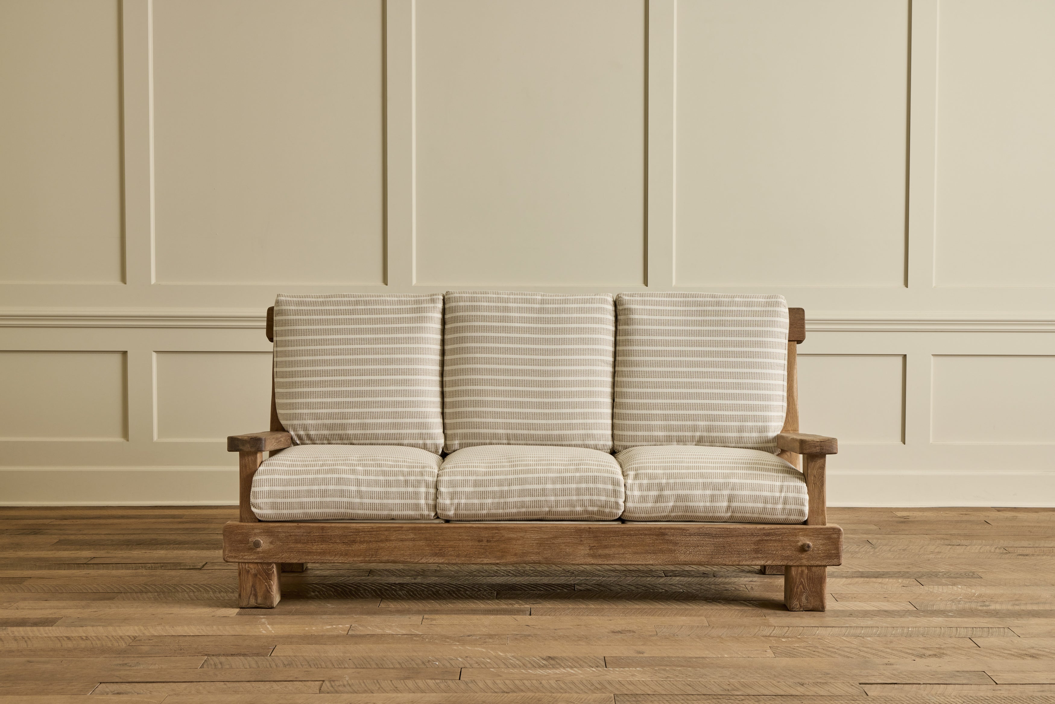 Nicky Kehoe - VTG FRENCH OAK BRUTALIST SOFA NO. 1