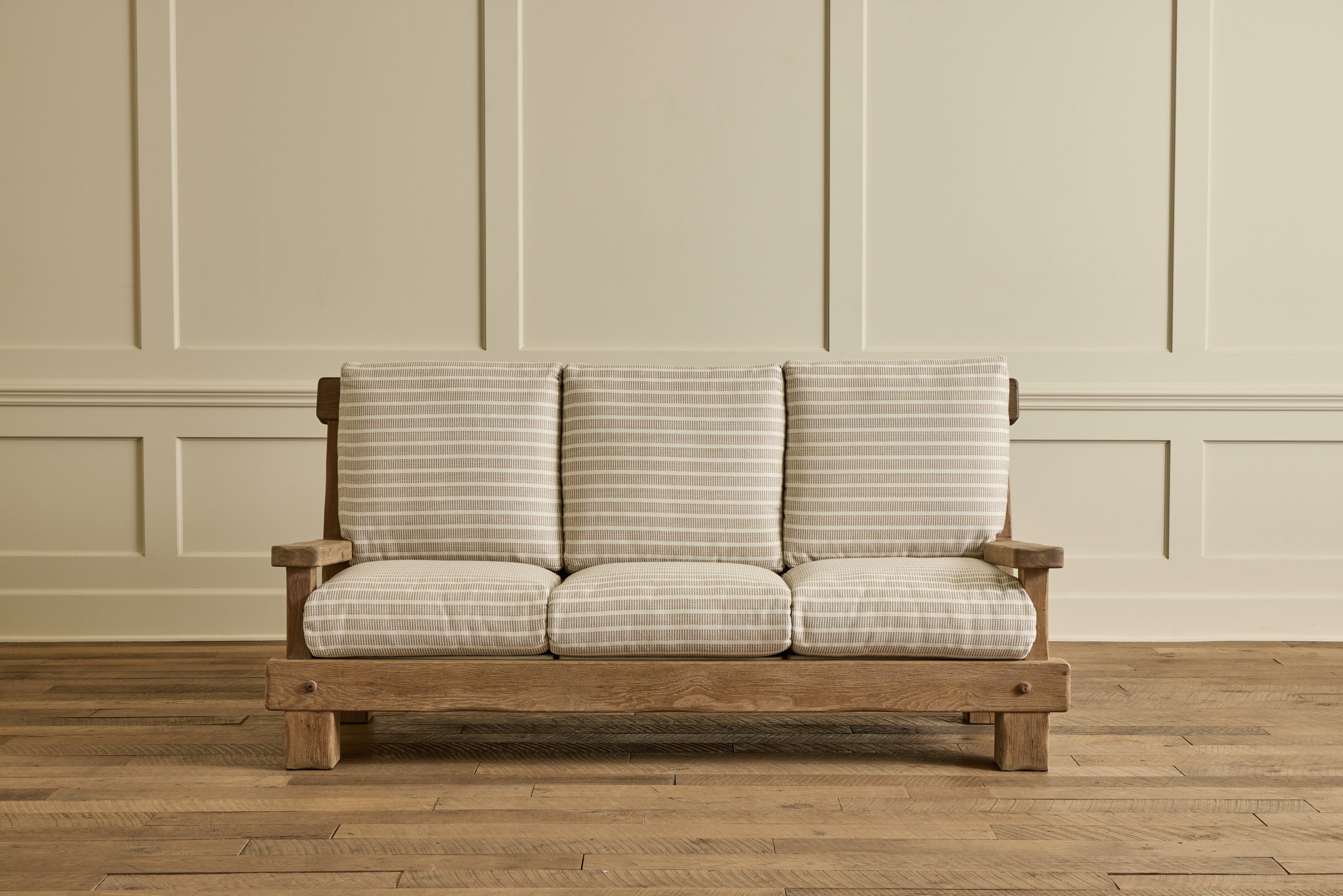 Nicky Kehoe - VTG FRENCH OAK BRUTALIST SOFA NO. 2
