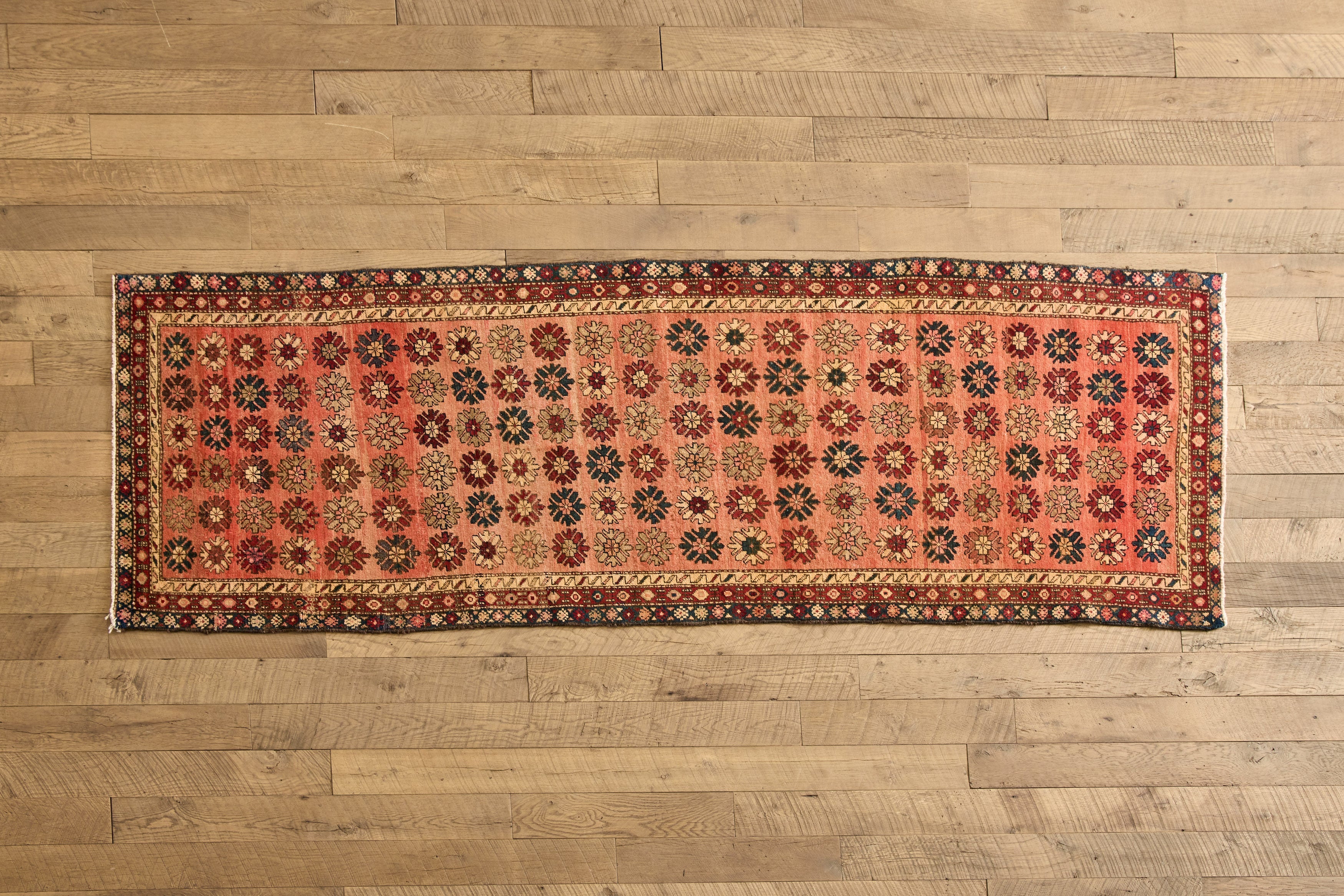 Nicky Kehoe - VTG PERSIAN FLORAL RUNNER 3'5 X 10'3