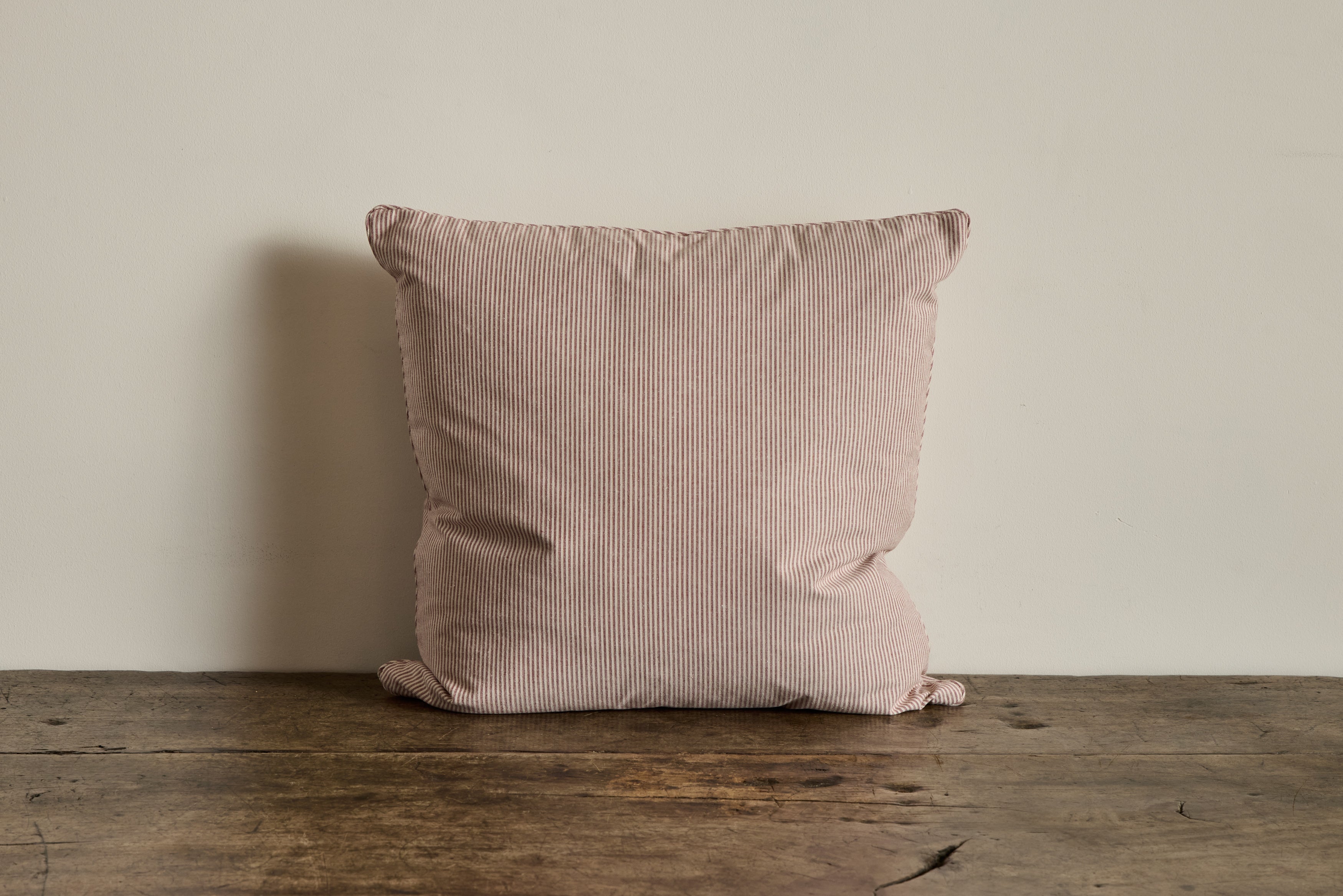 Nicky Kehoe - Howe Ticking in Red/White Pillow