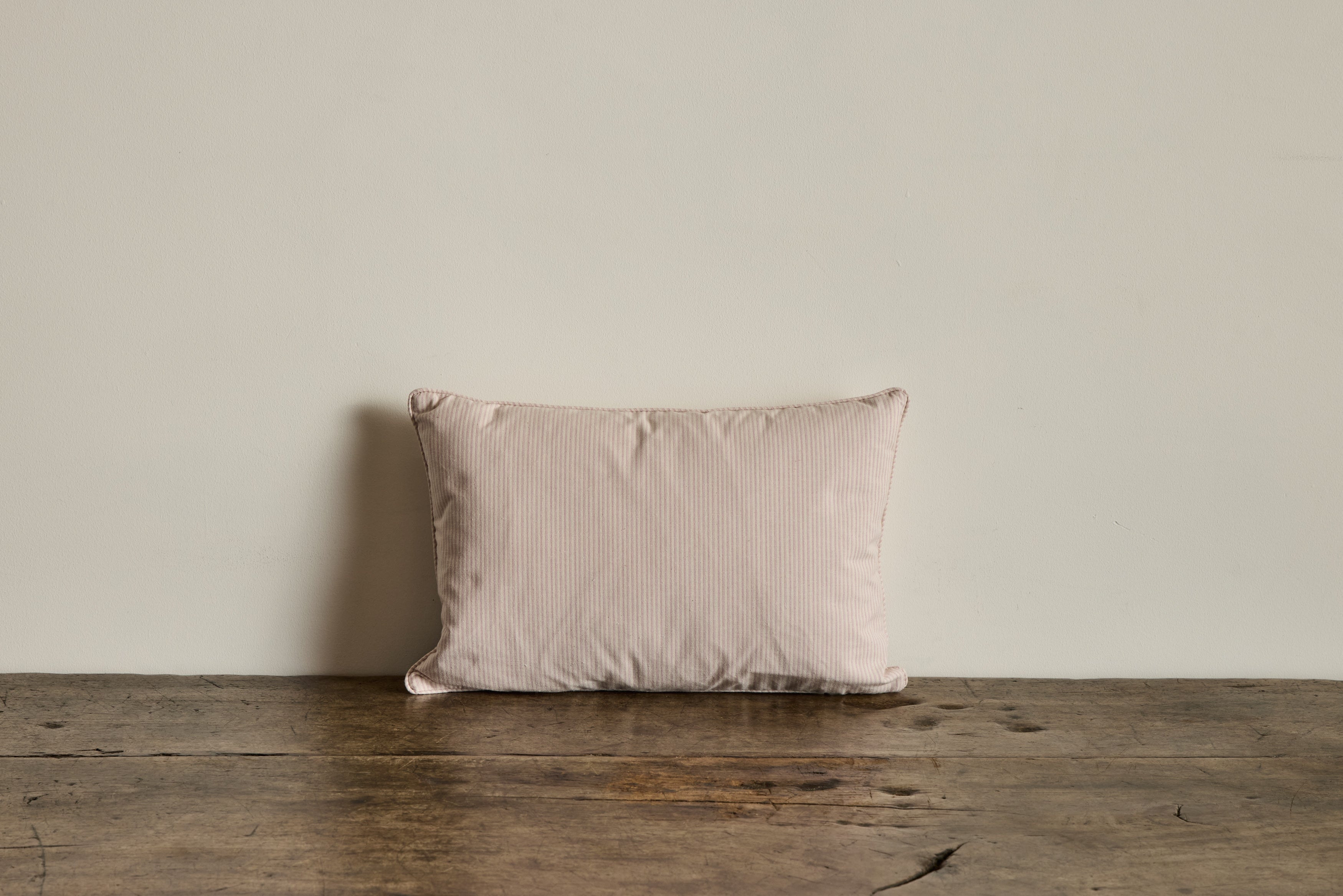 Nicky Kehoe - Howe Ticking in Pink/White Pillow
