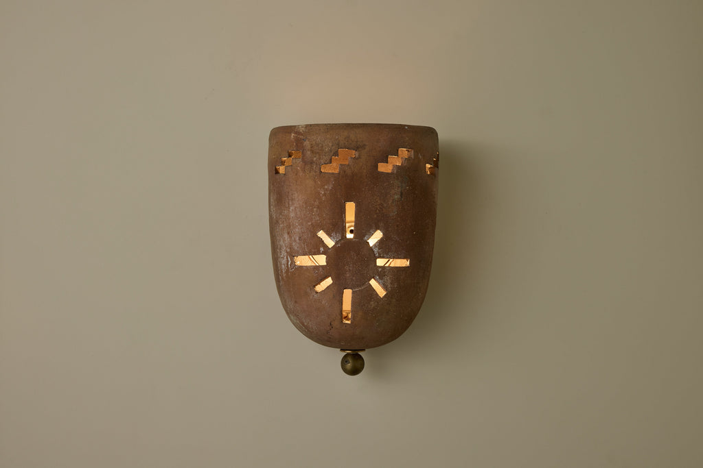 Nicky Kehoe - 1970s Terracotta Sconce