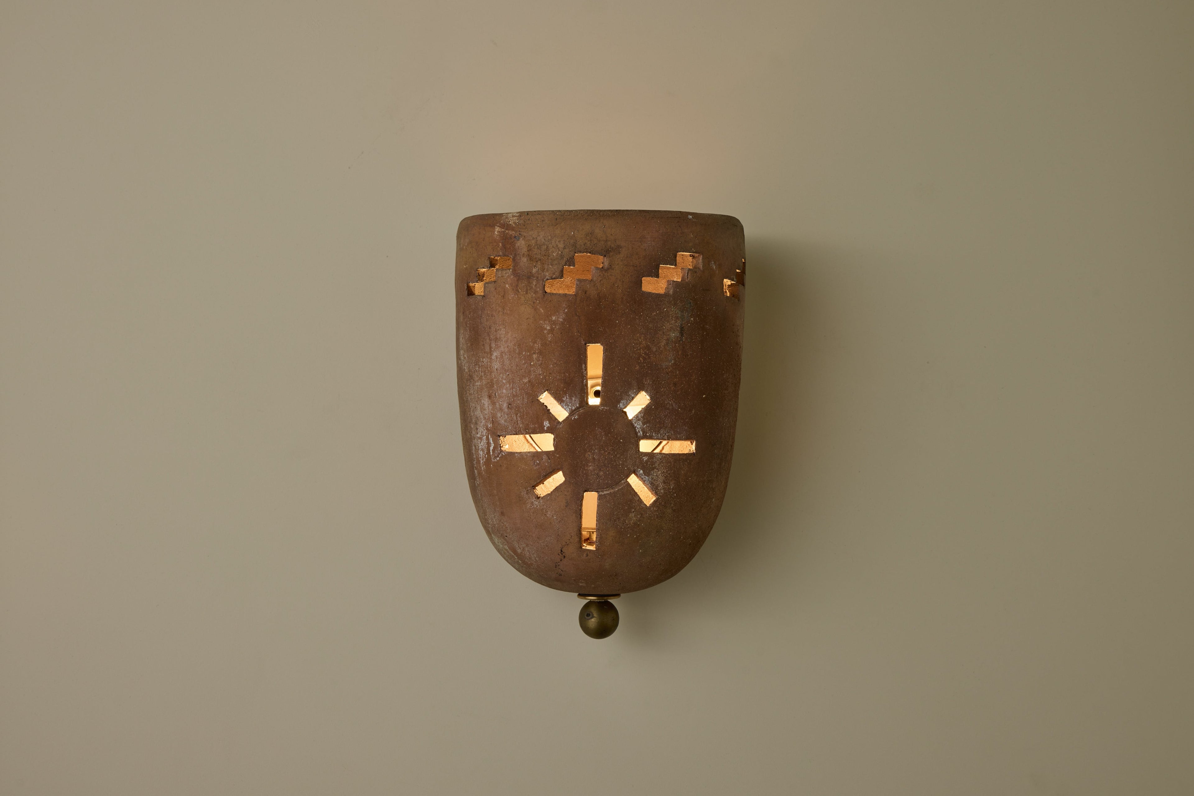 Nicky Kehoe - 1970s Terracotta Sconce