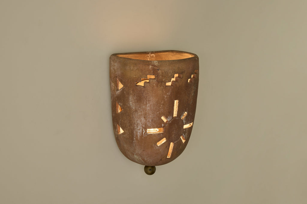 Nicky Kehoe - 1970s Terracotta Sconce