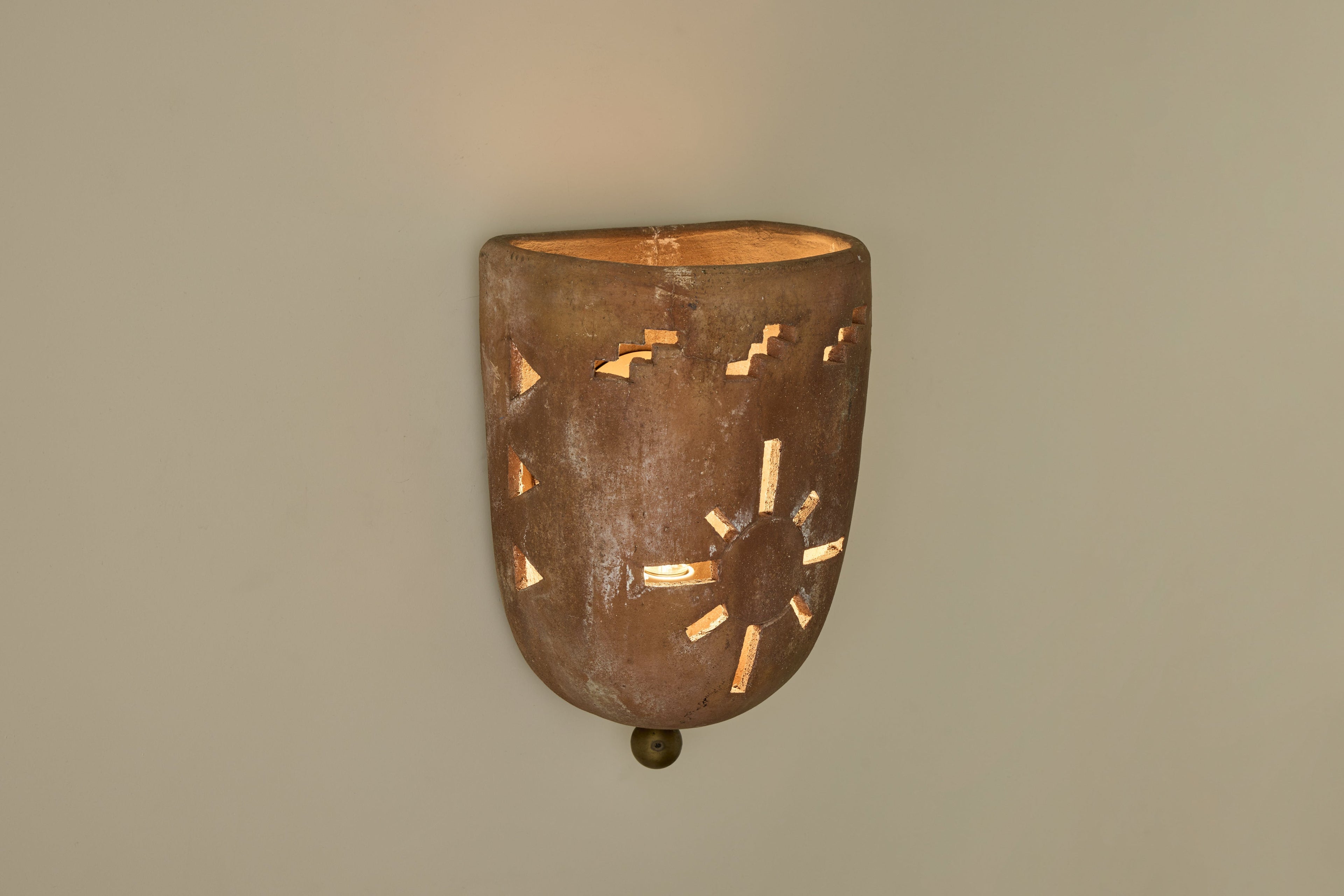 Nicky Kehoe - 1970s Terracotta Sconce