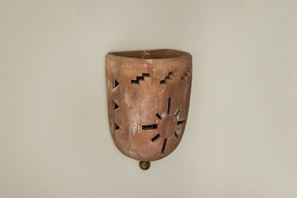 Nicky Kehoe - 1970s Terracotta Sconce