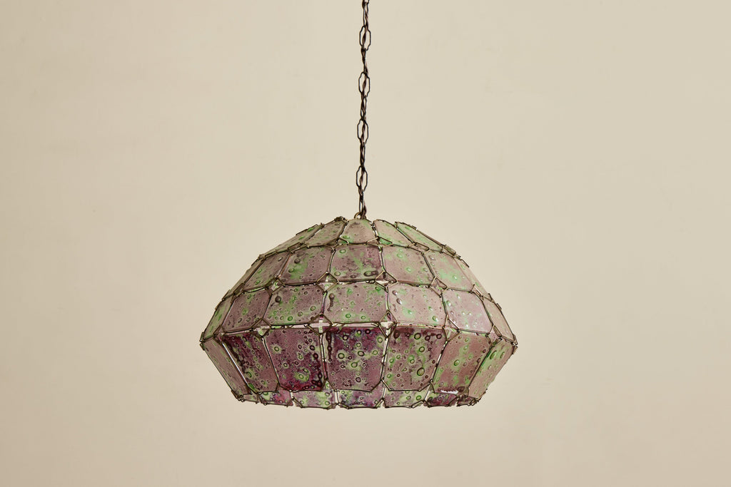 Nicky Kehoe - Purple Art Glass Pendant