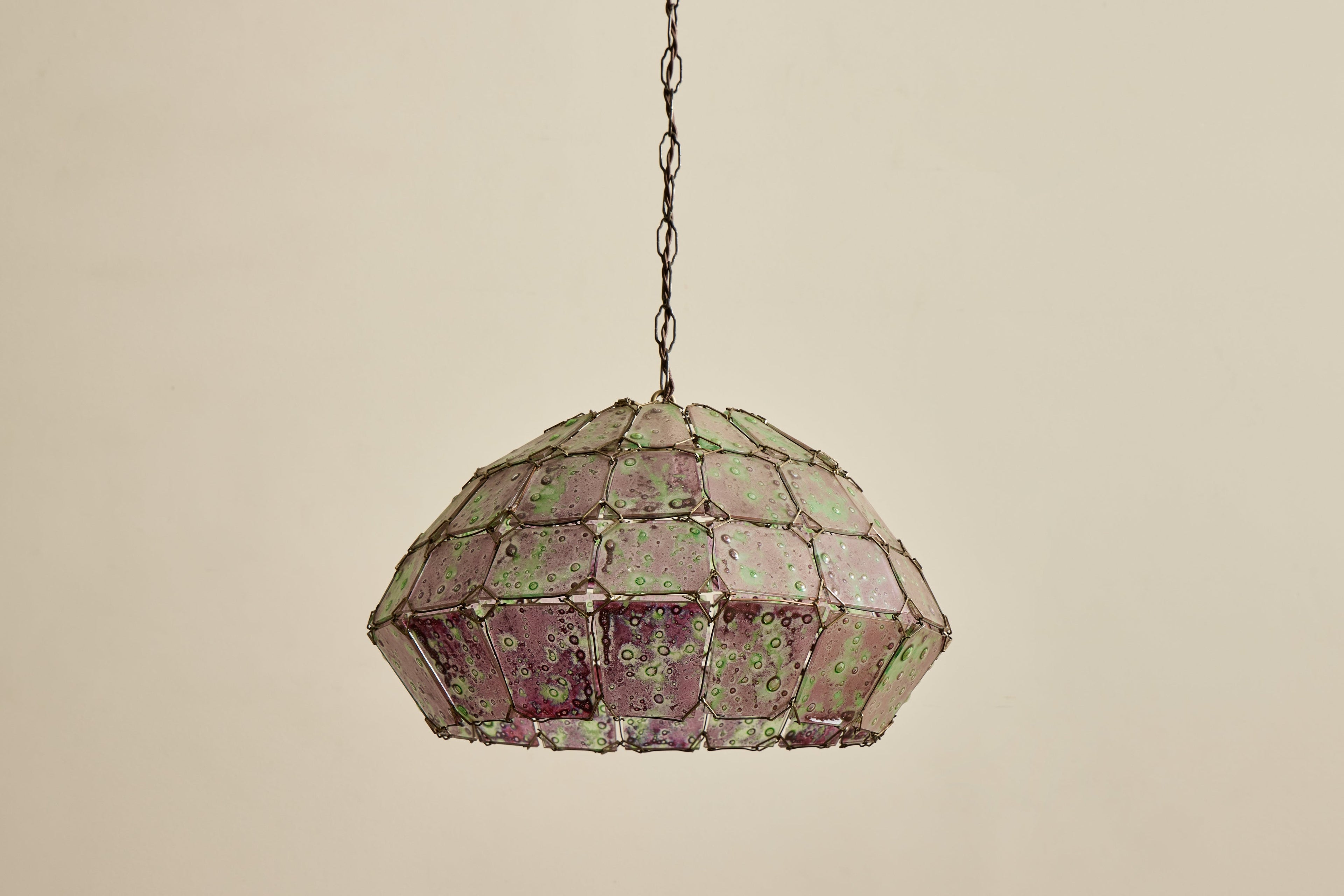 Nicky Kehoe - Purple Art Glass Pendant