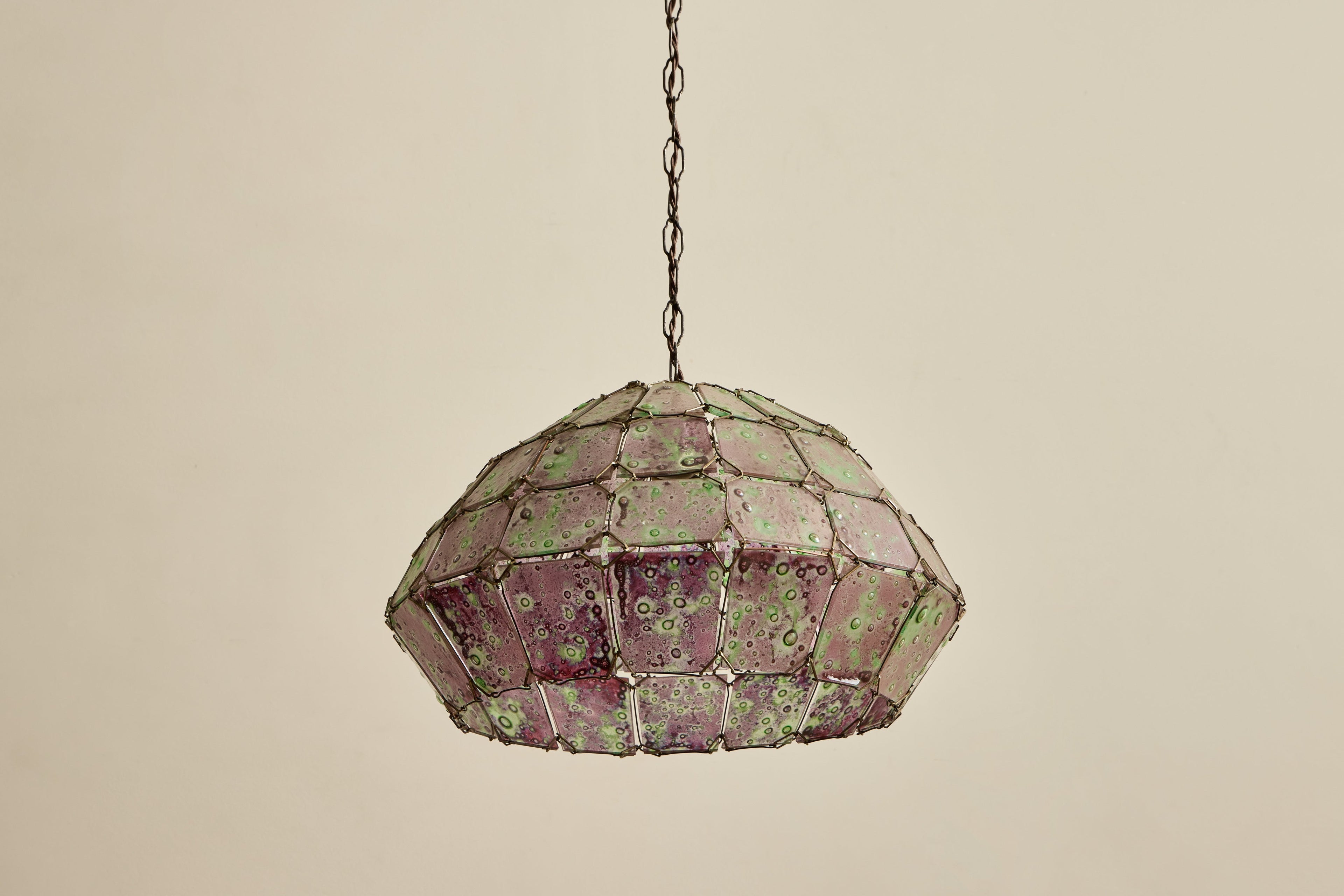 Nicky Kehoe - Purple Art Glass Pendant