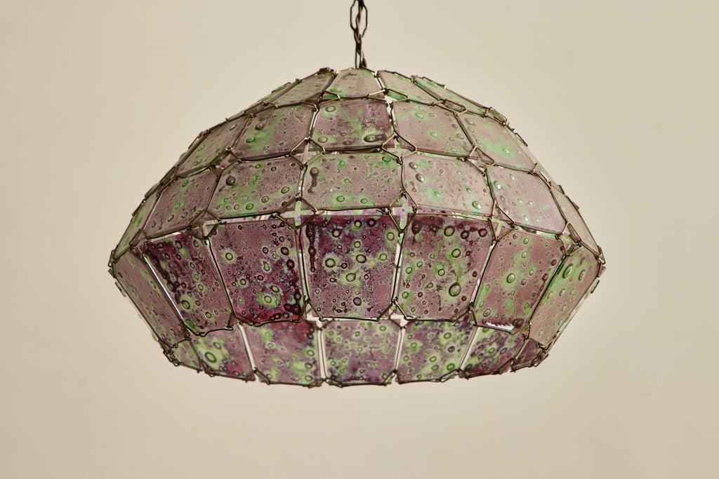 Nicky Kehoe - Purple Art Glass Pendant