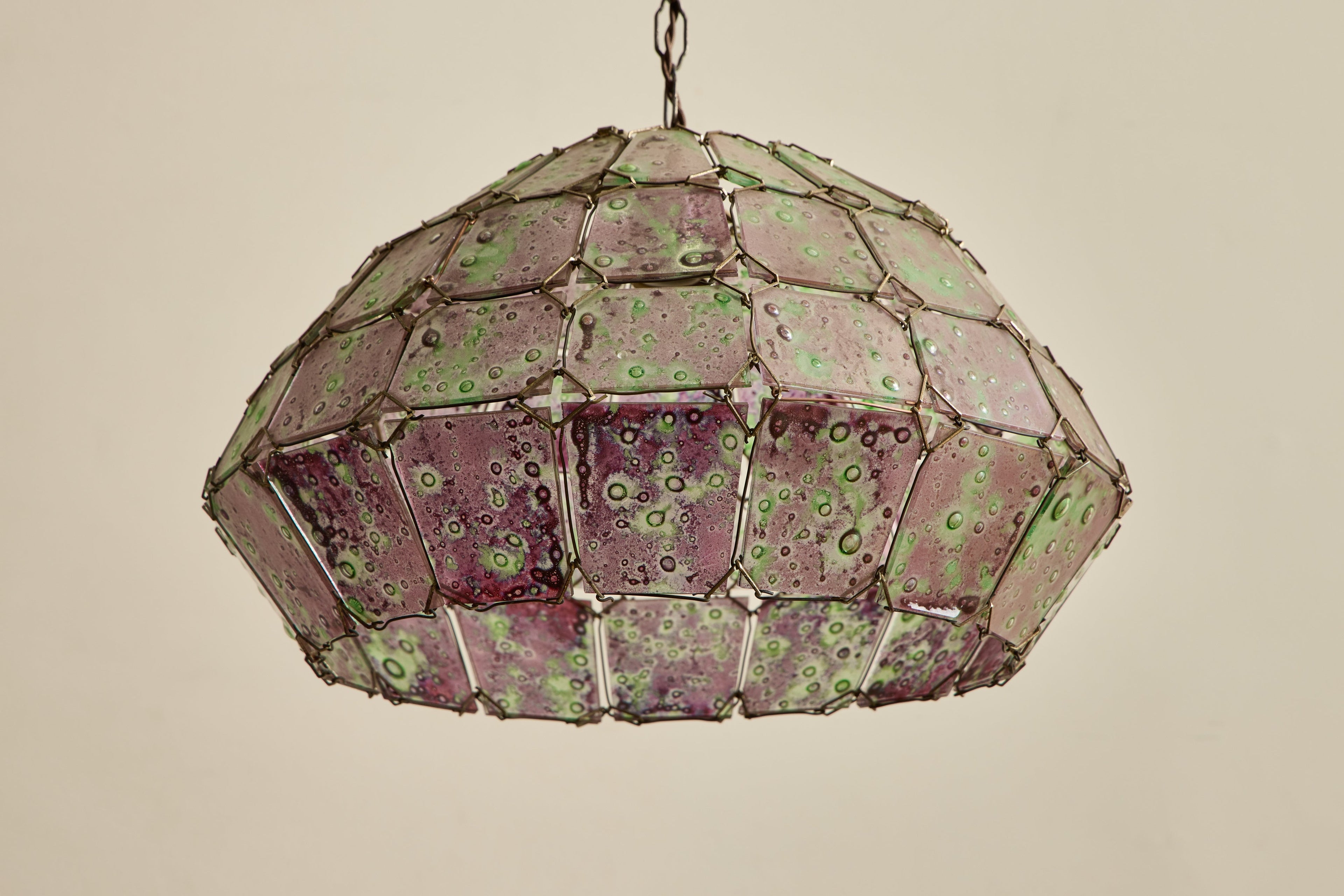 Nicky Kehoe - Purple Art Glass Pendant