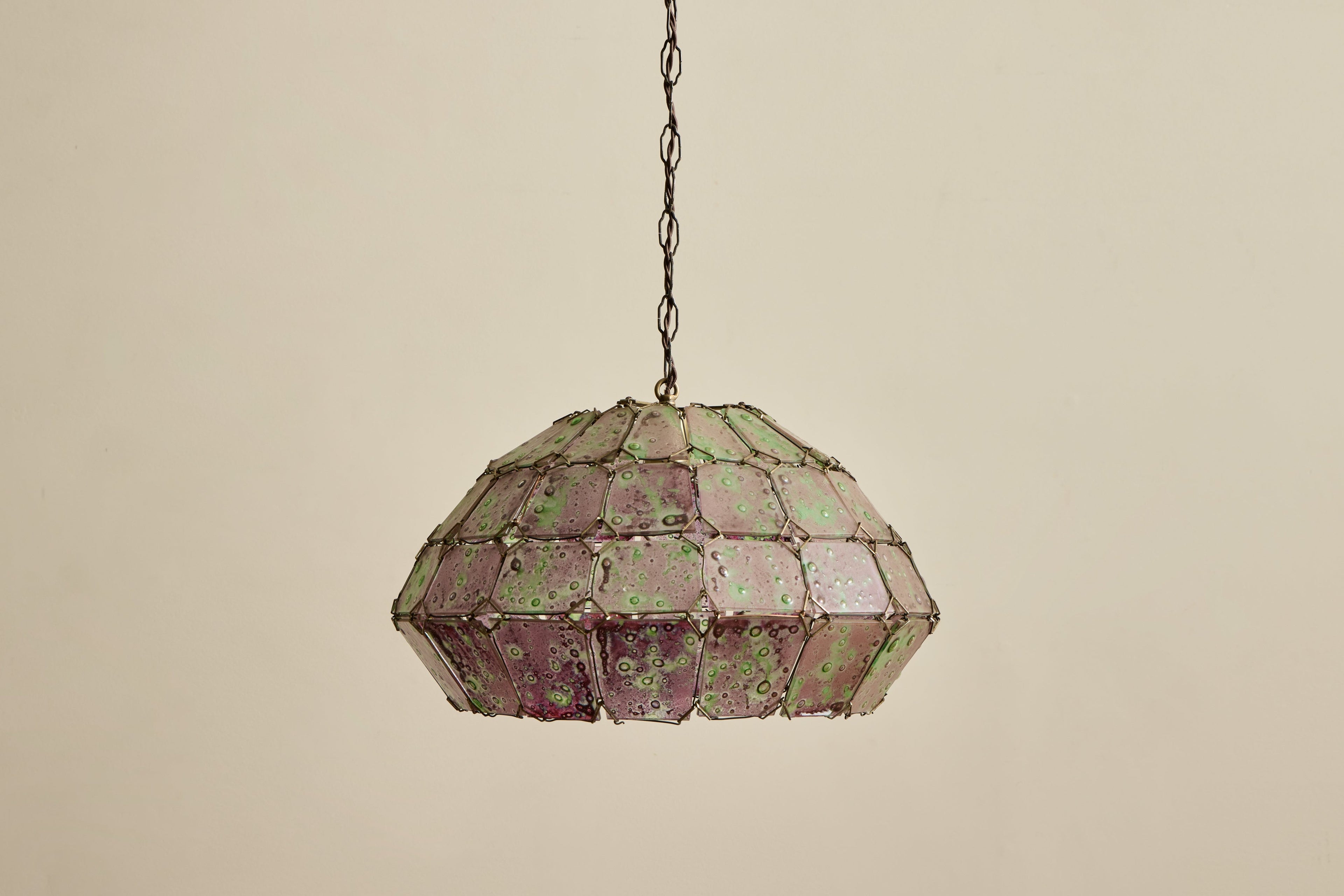 Nicky Kehoe - Purple Art Glass Pendant