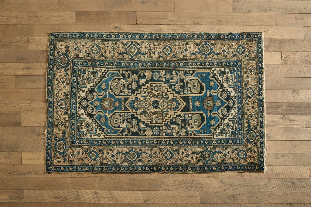 Nicky Kehoe - Blue Malayer Rug 4'8 X 7'3