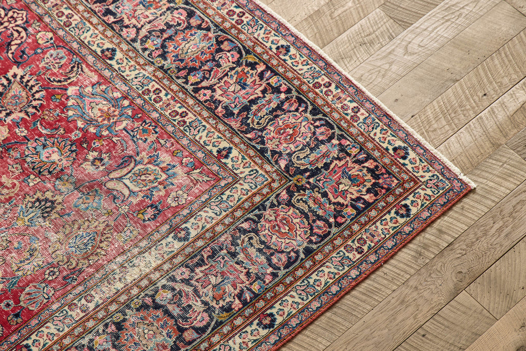 Nicky Kehoe - Persian Floral Tabriz Rug 10 X 13