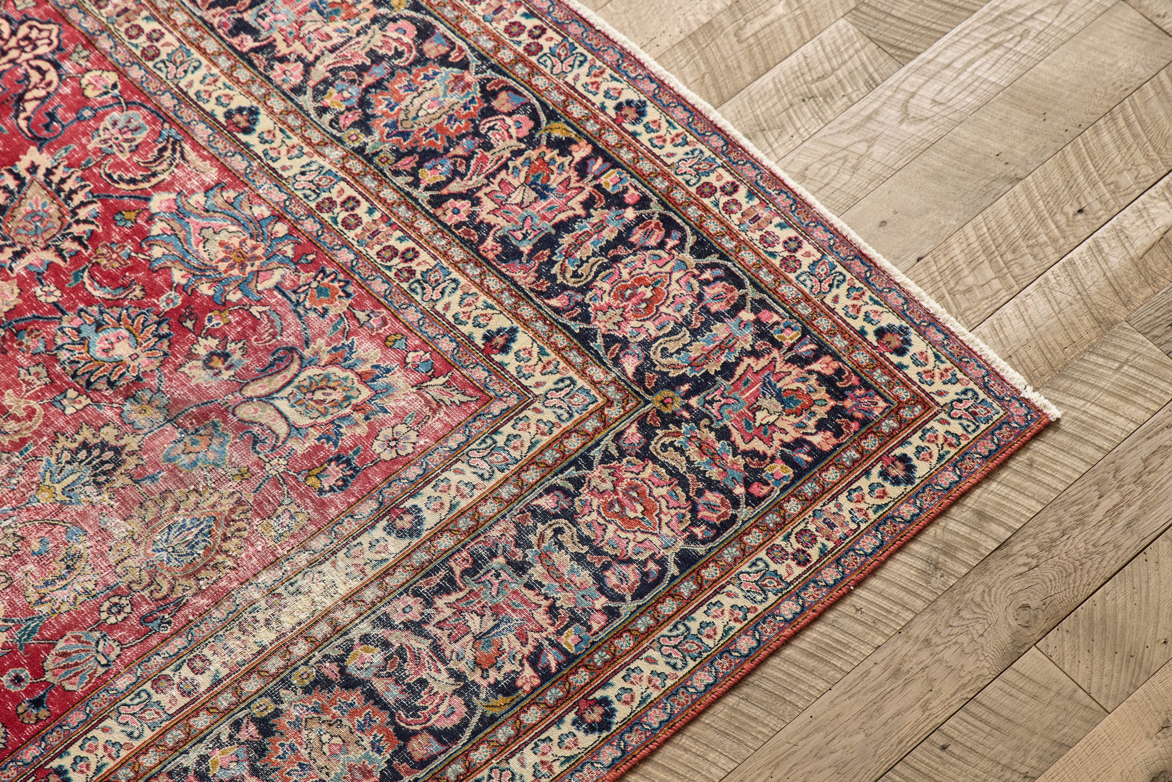 Nicky Kehoe - Persian Floral Tabriz Rug 10 X 13