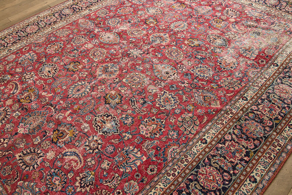 Nicky Kehoe - Persian Floral Tabriz Rug 10 X 13
