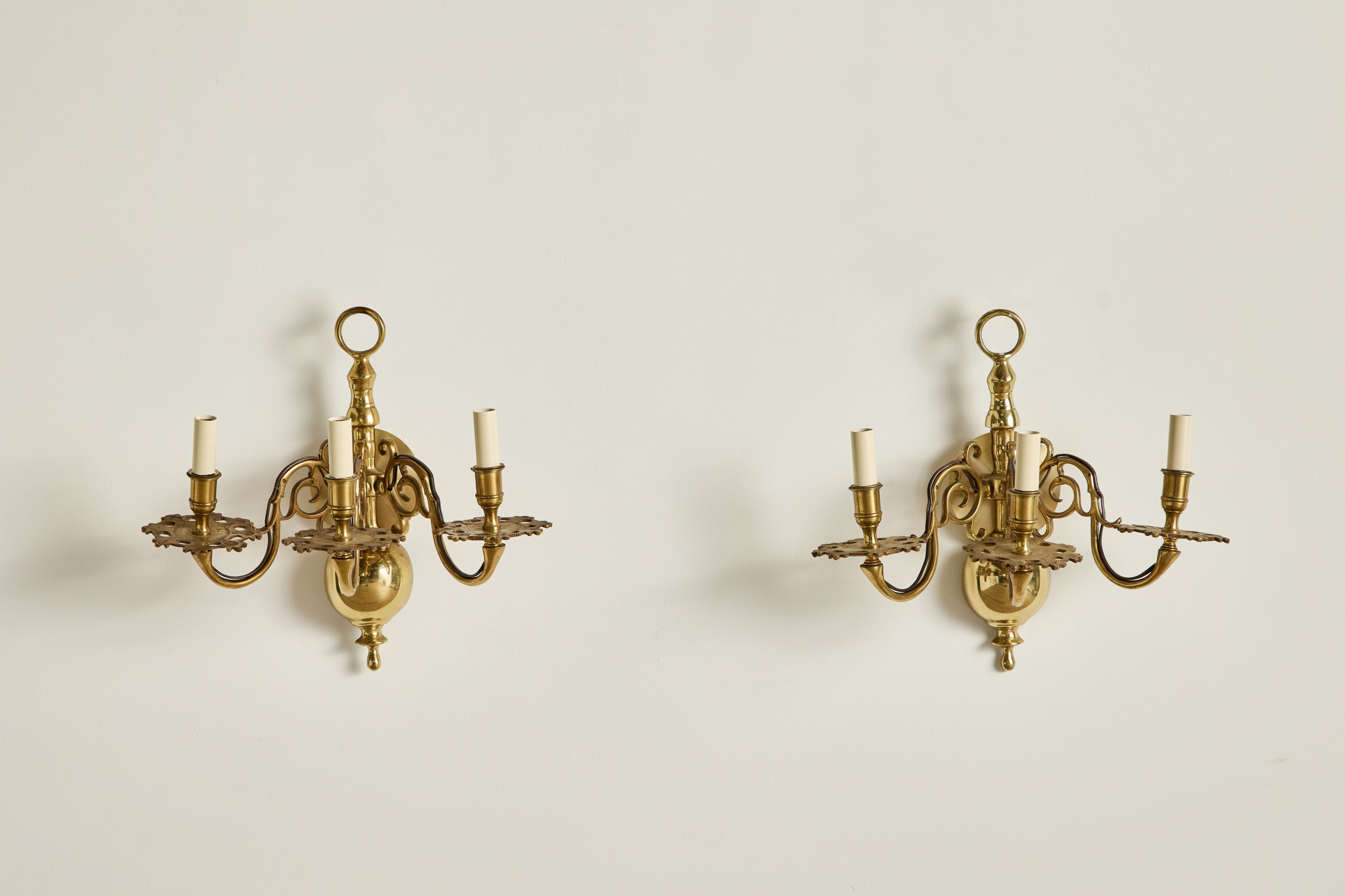 Nicky Kehoe - Pair of Brass Sconces