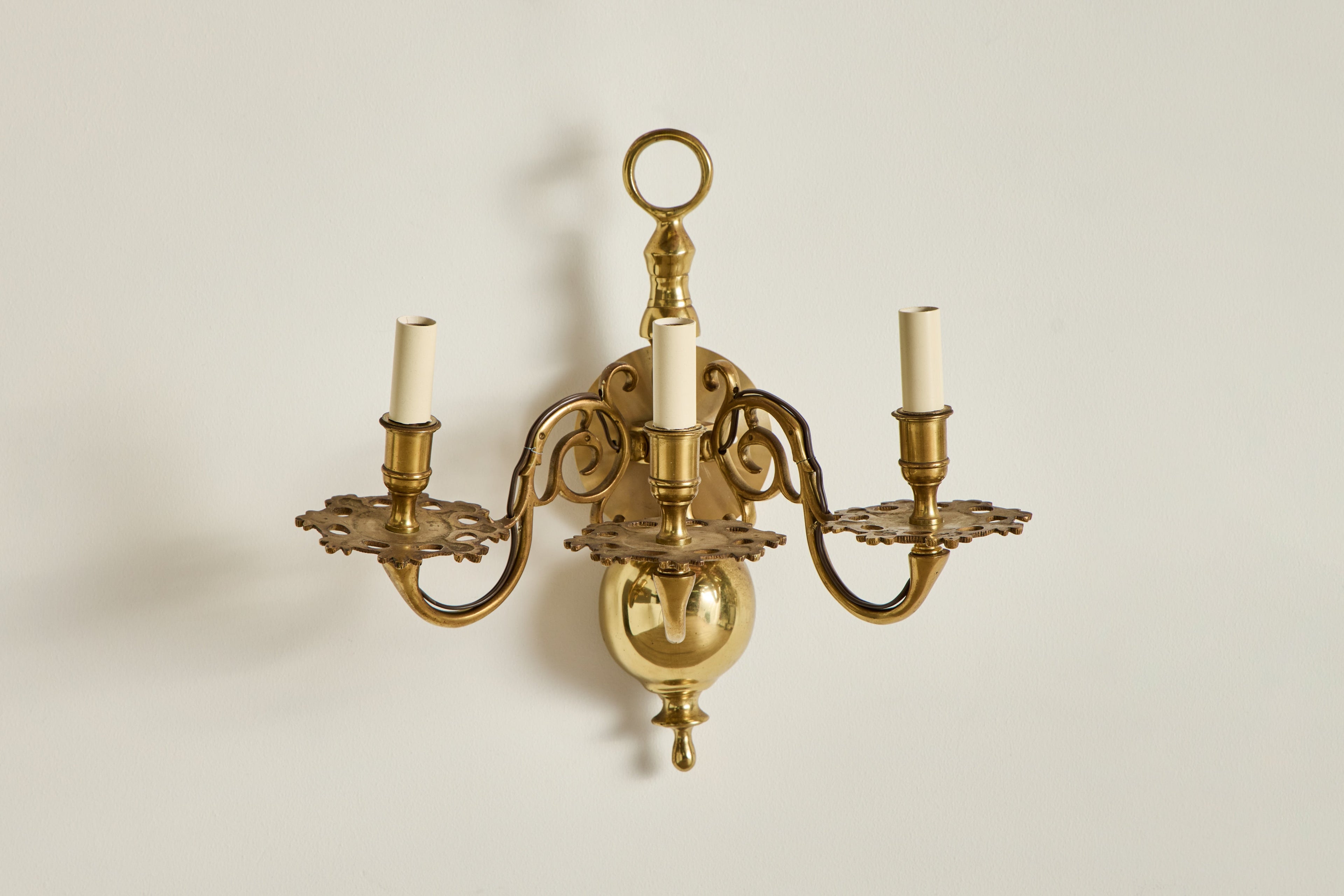 Nicky Kehoe - Pair of Brass Sconces