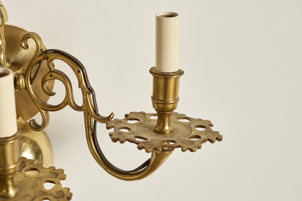 Nicky Kehoe - Pair of Brass Sconces