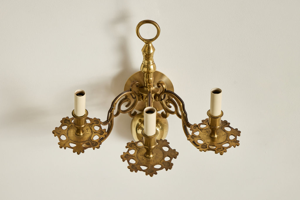 Nicky Kehoe - Pair of Brass Sconces