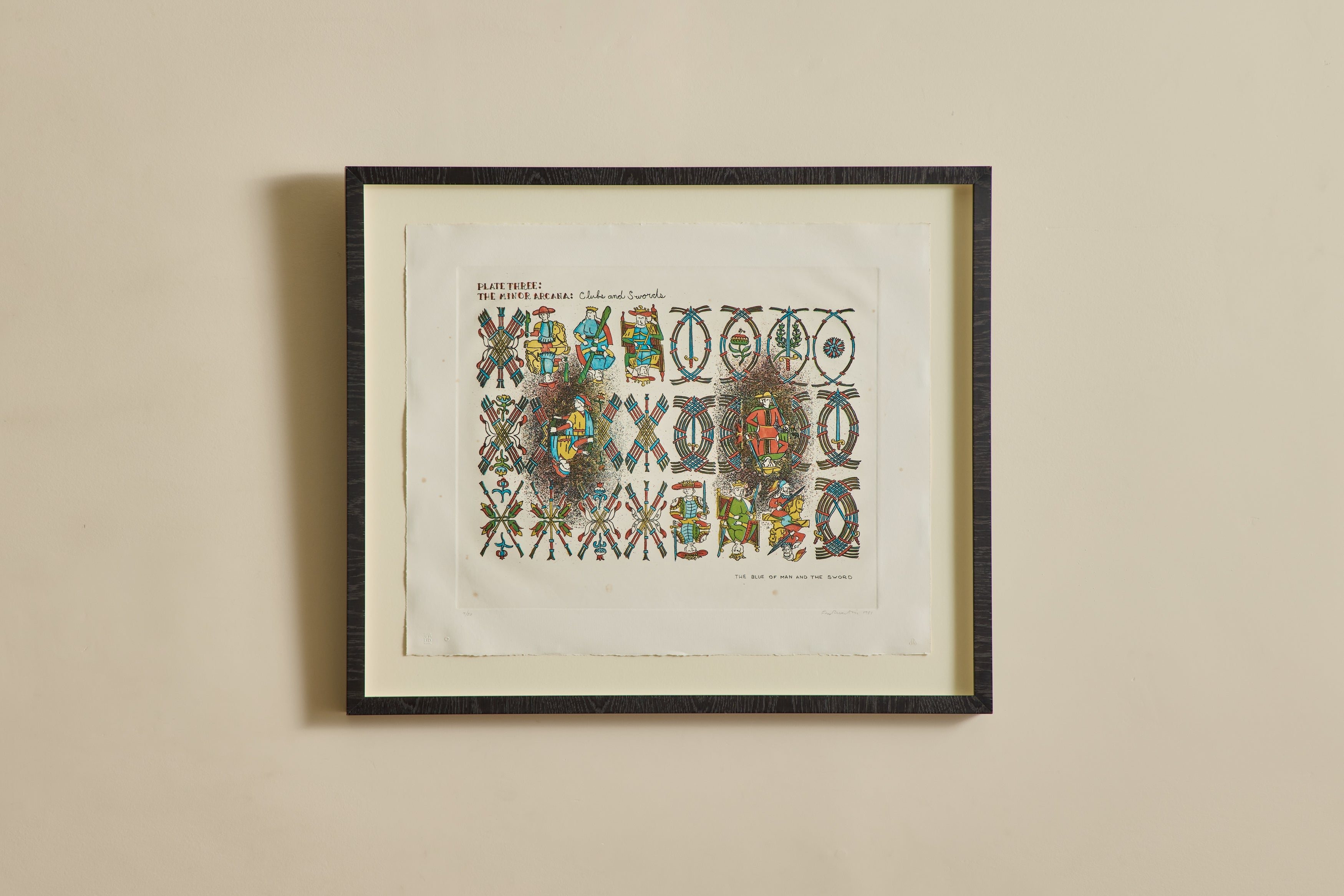 Nicky Kehoe - VTG MINOR ARCANA: CLUBS & SWORDS PRINT