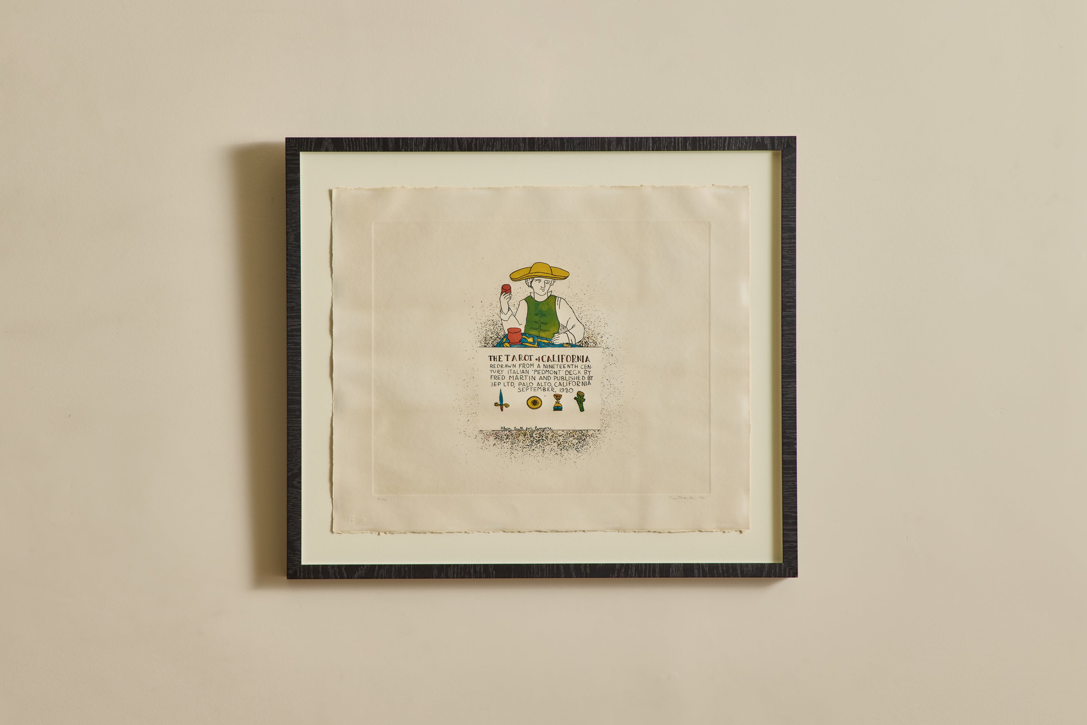 Nicky Kehoe - VTG TAROT OF CALIFORNIA PRINT