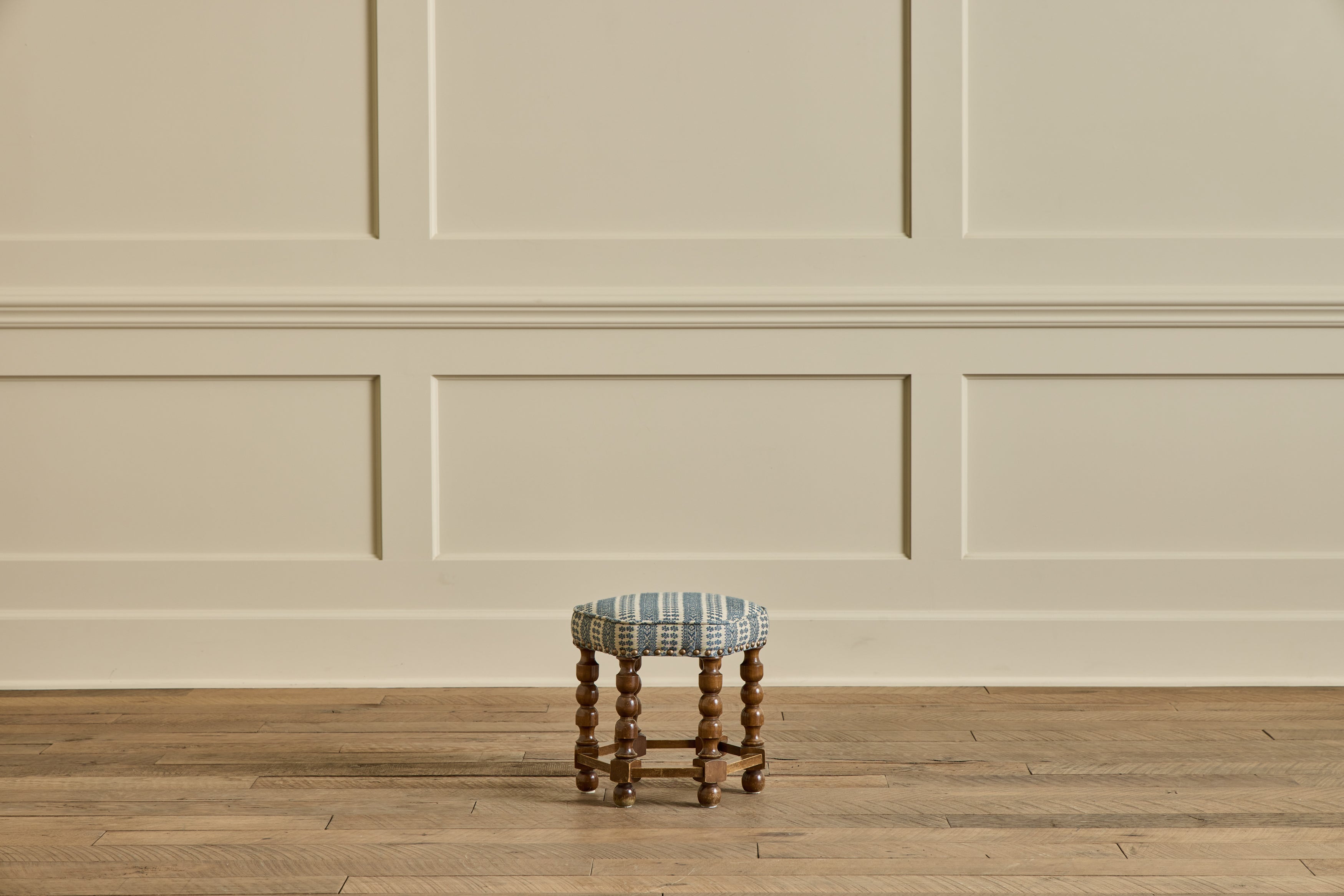 Nicky Kehoe - VTG DANISH TURNED WOOD STOOL NO. 2