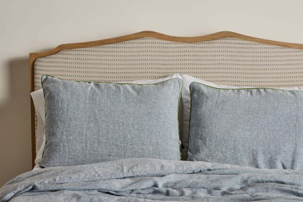 Nicky Kehoe - Shams in Indigo Chambray
