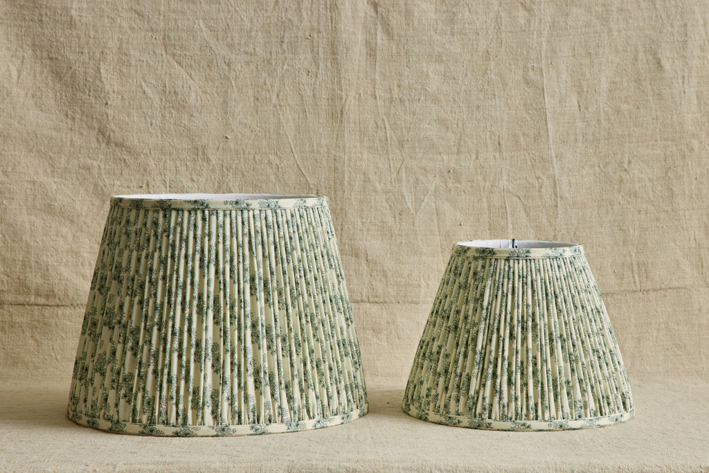 Nicky Kehoe - Folies Bergere Linen Pleated Lampshade (Multiple Styles)