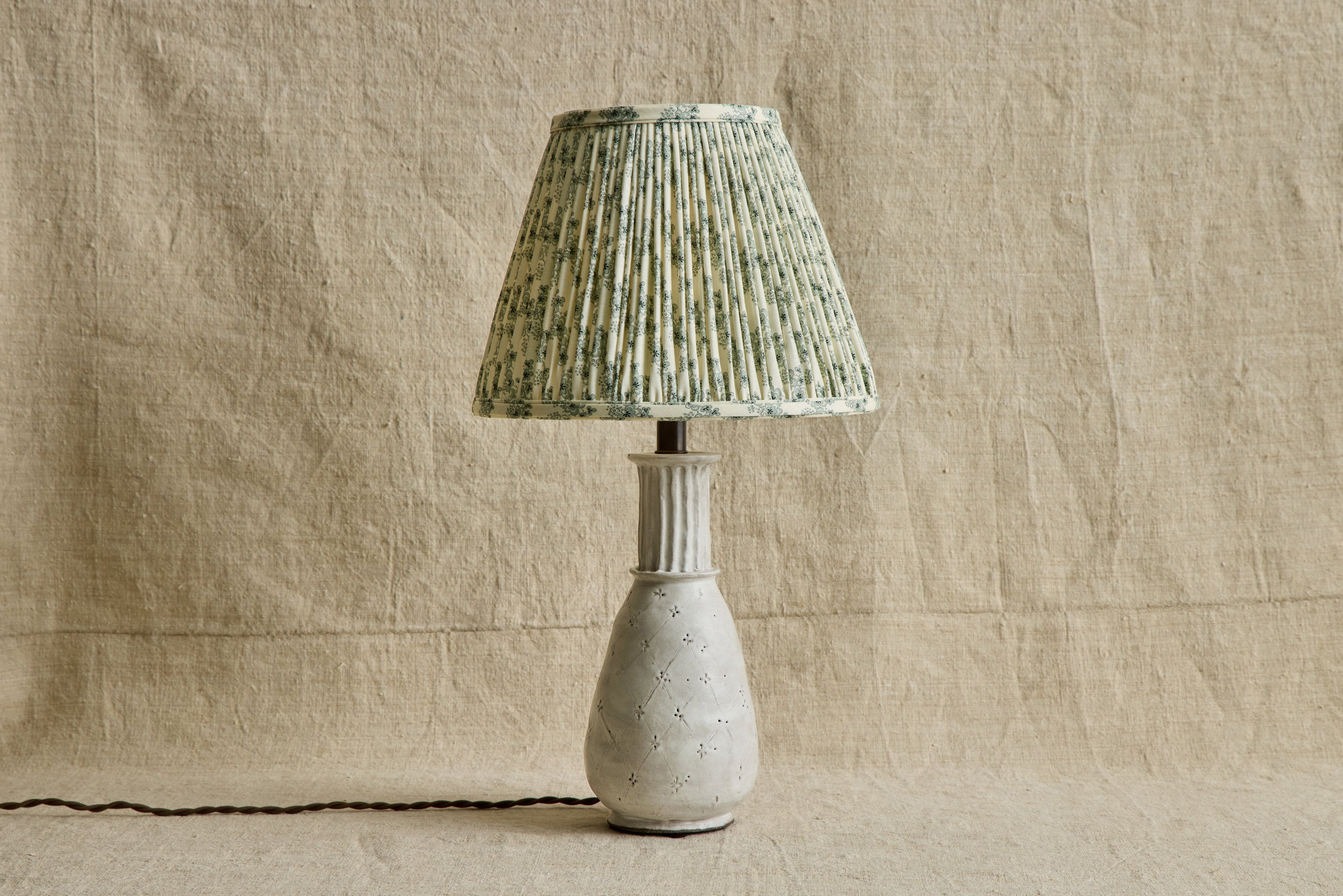 Nicky Kehoe - Folies Bergere Linen Pleated Lampshade (Multiple Styles)