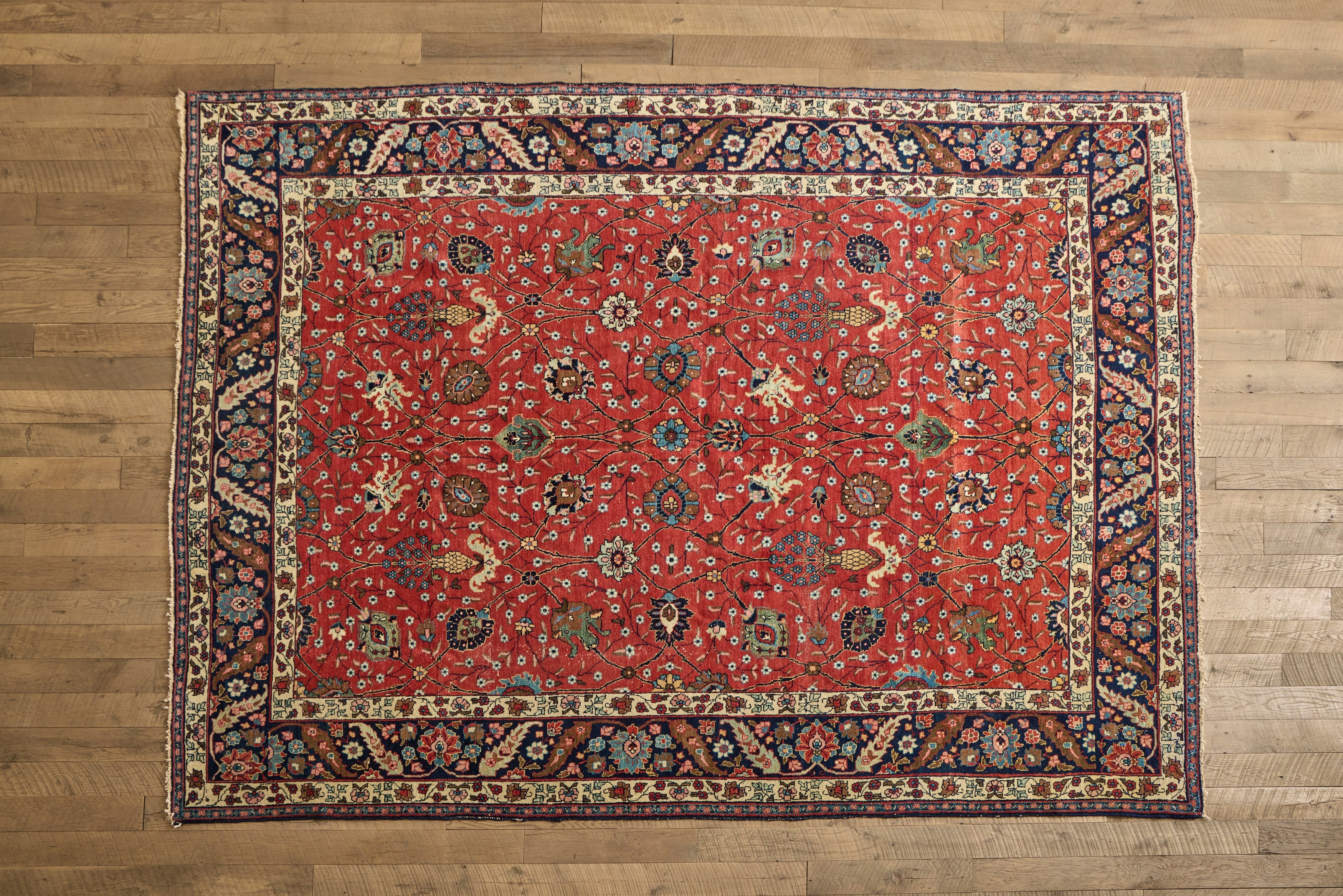 Nicky Kehoe - VTG PERSIAN TABRIZ RUG 9'3 X 12'6