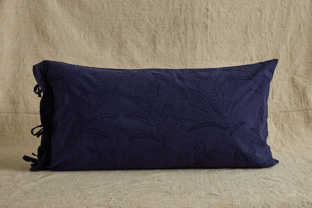 Nicky Kehoe - Hazel Ruffled Shams in Indigo
