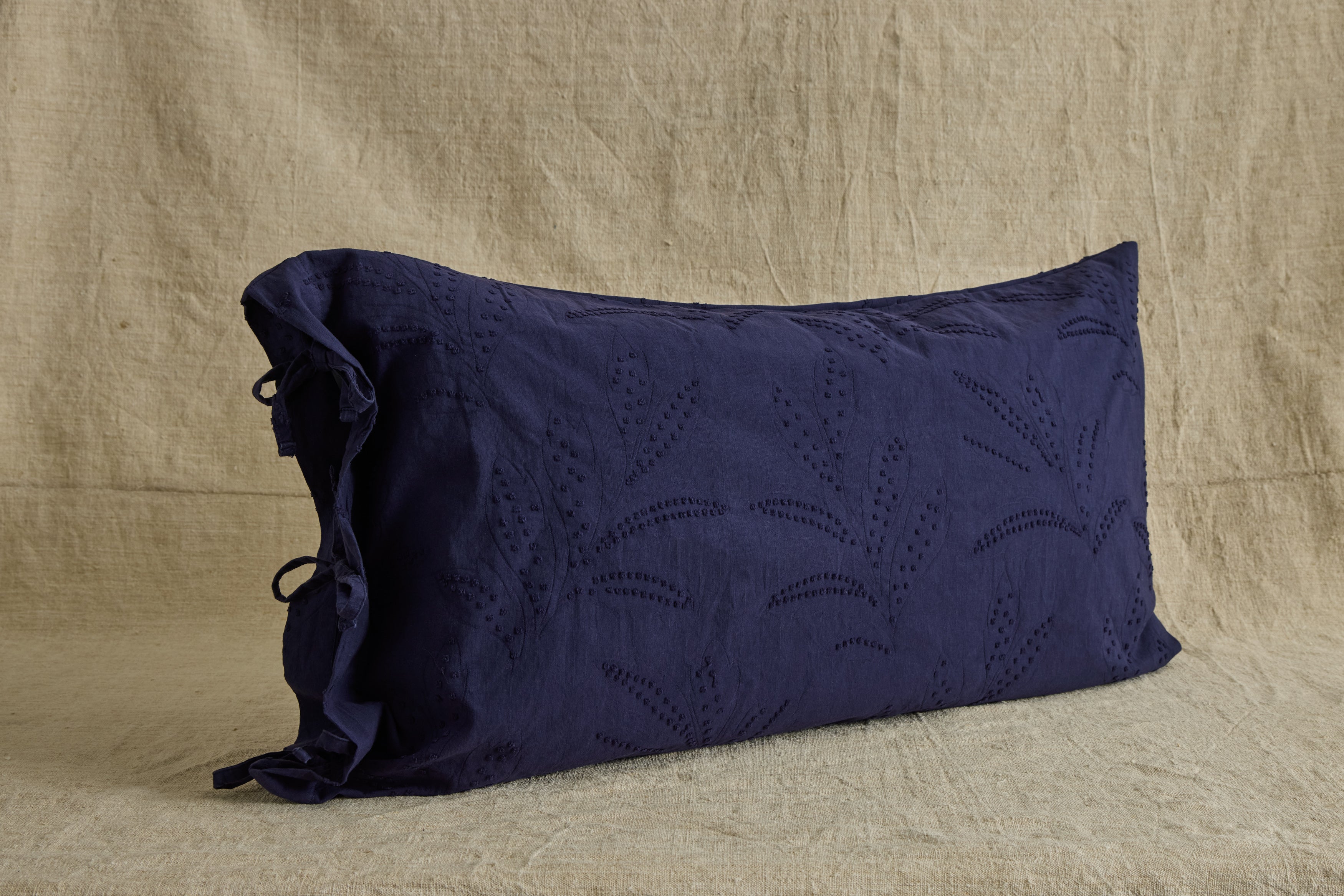 Nicky Kehoe - Hazel Ruffled Shams in Indigo