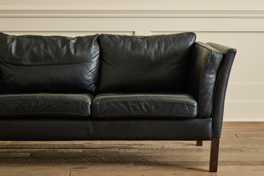Nicky Kehoe - Stouby Black Leather Sofa
