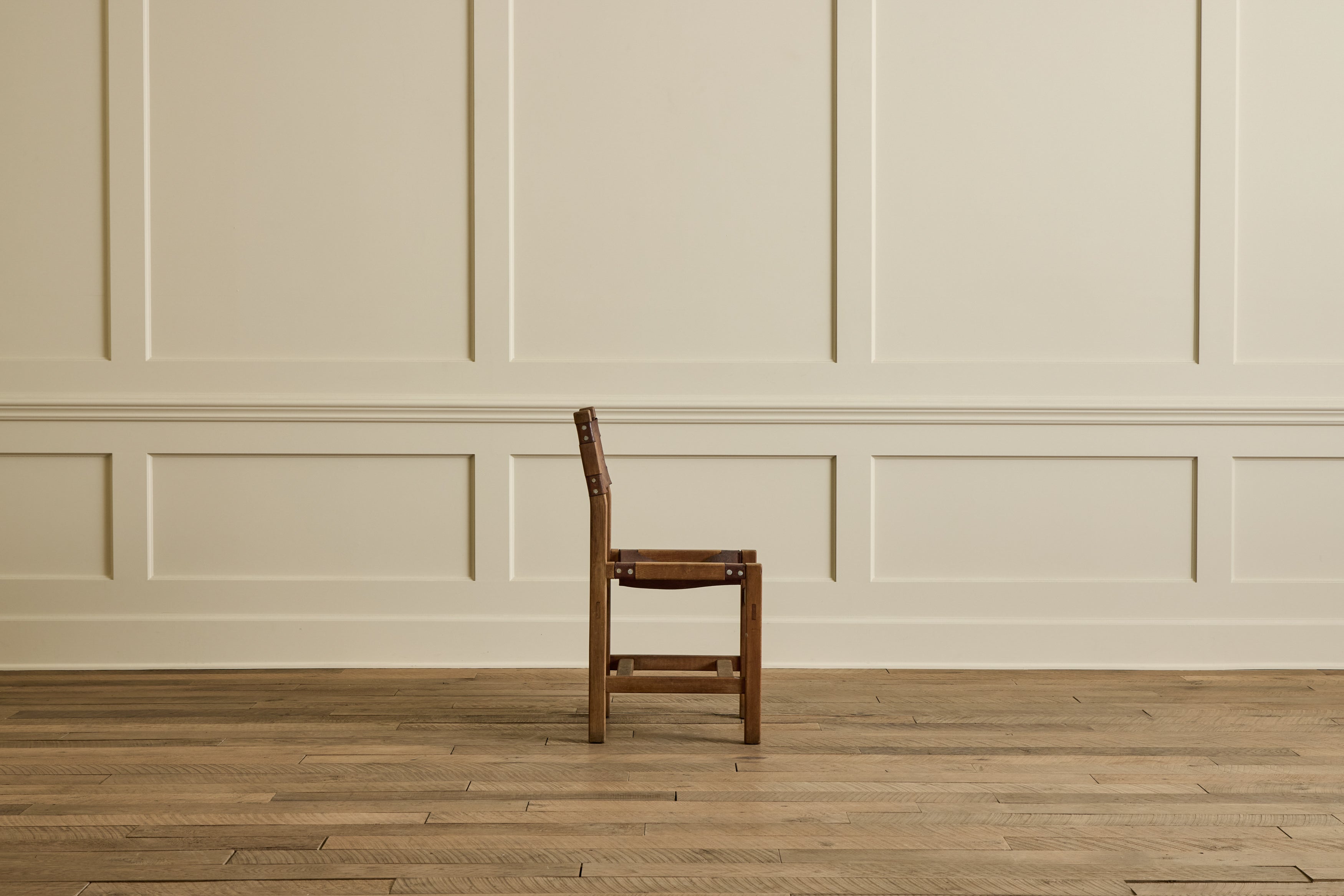 Nicky Kehoe - Set of 4 Maison Regain Leather Chairs
