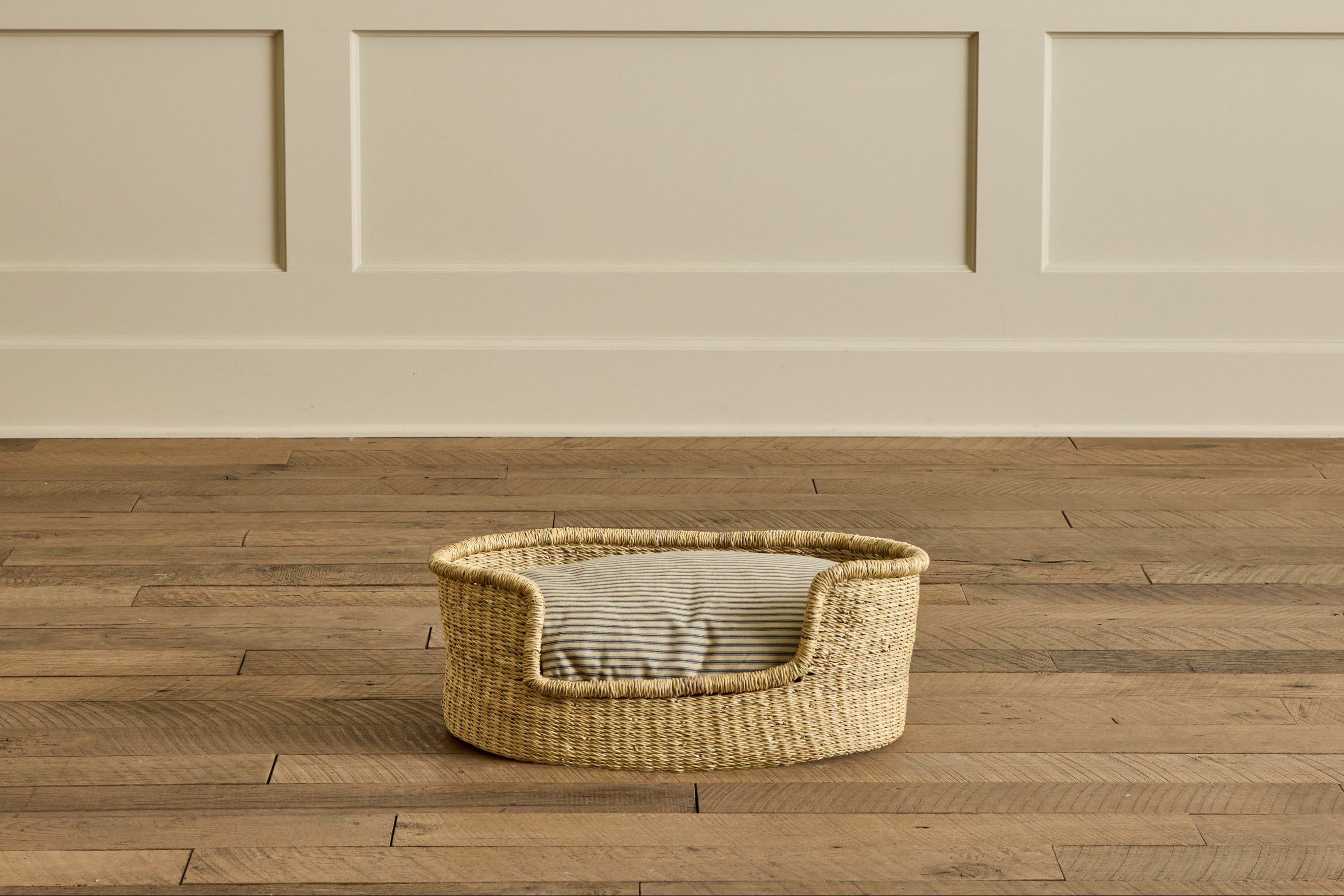 Nicky Kehoe - Dog Bed in Ticking Stripe (Multiple Sizes)