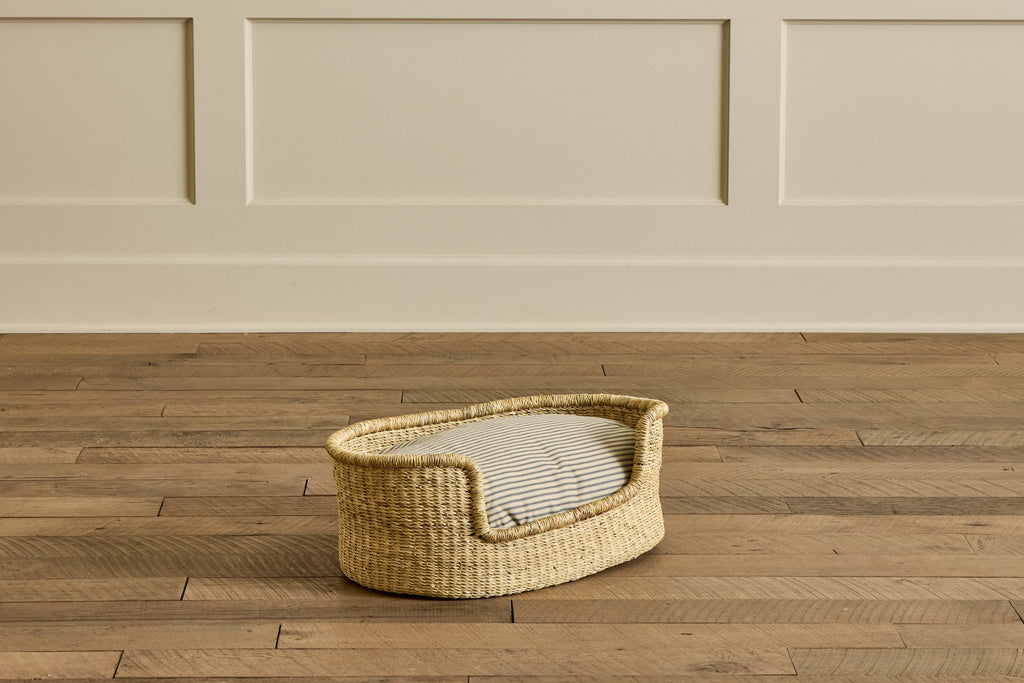 Nicky Kehoe - Dog Bed in Ticking Stripe (Multiple Sizes)