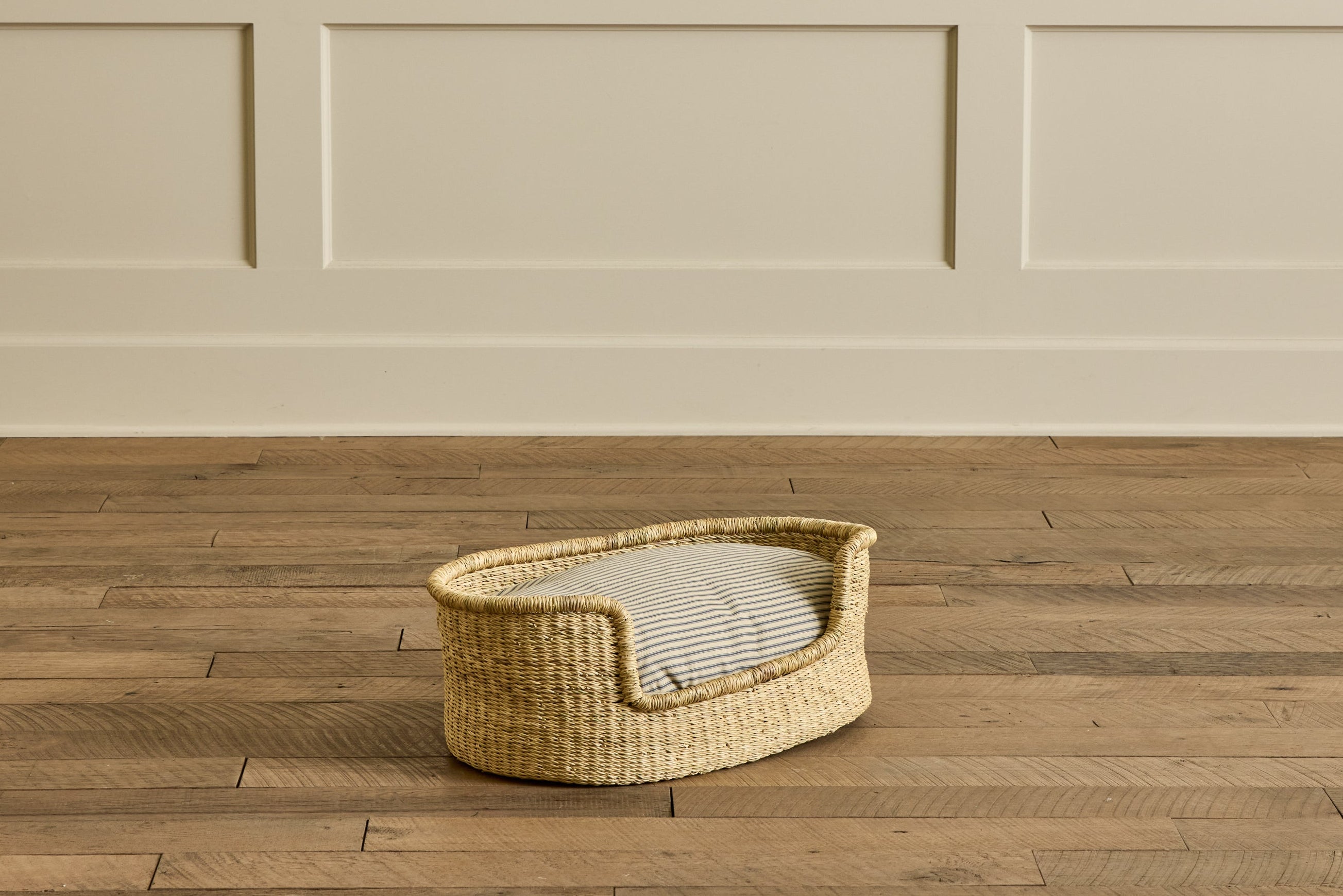 Nicky Kehoe - Dog Bed in Ticking Stripe (Multiple Sizes)