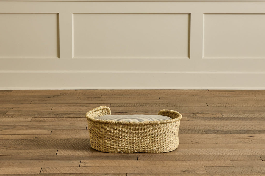 Nicky Kehoe - Dog Bed in Ticking Stripe (Multiple Sizes)
