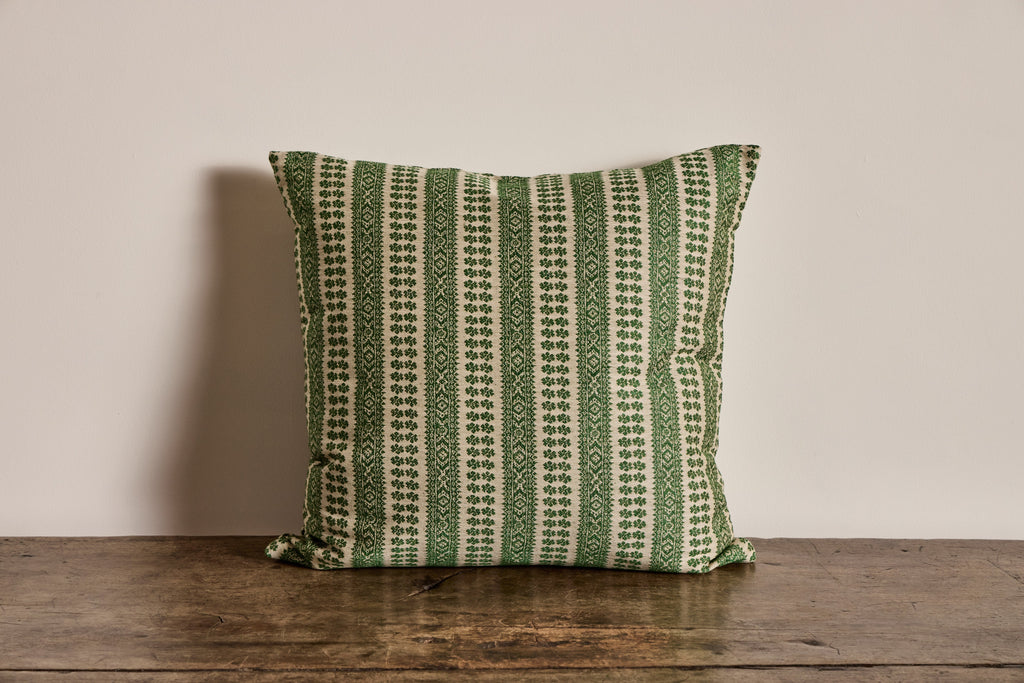 Nicky Kehoe - Susan Deliss Pillow in Patmos Hedge Green