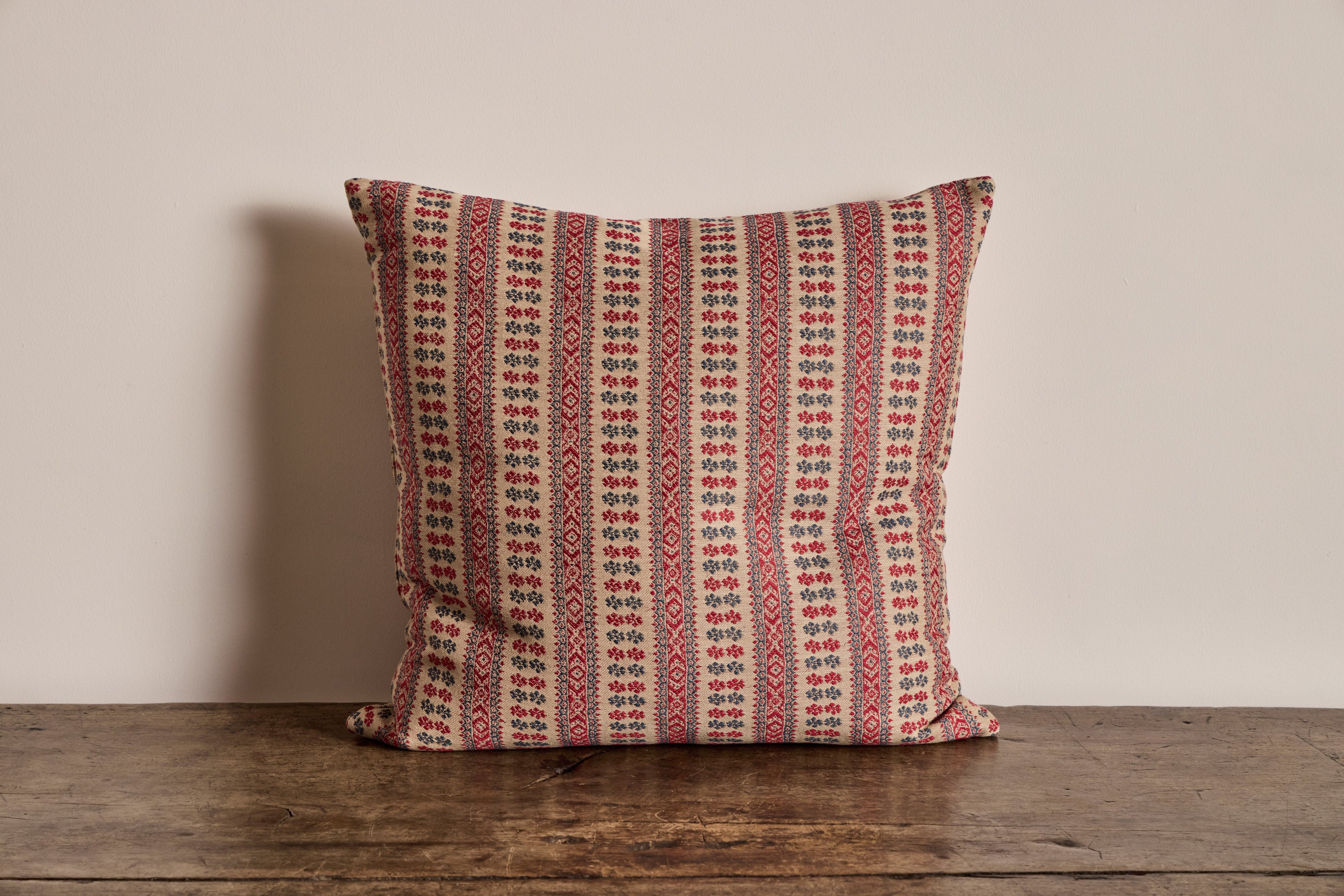Nicky Kehoe - Susan Deliss Pillow in Patmos Red/Indigo/Antique
