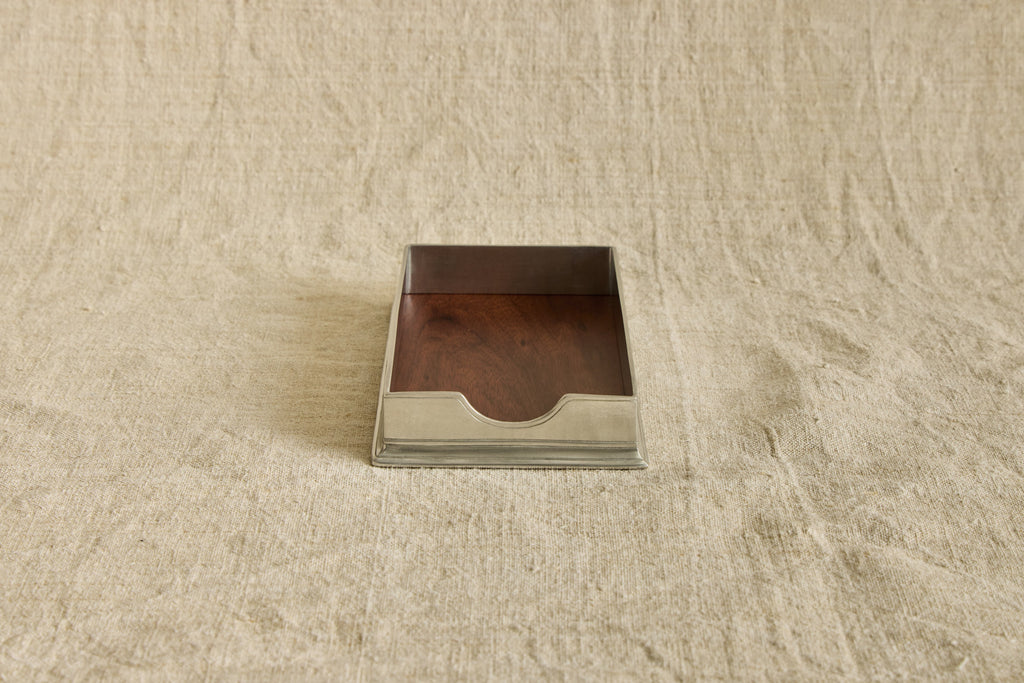 Nicky Kehoe - Pewter Guest Towel Box